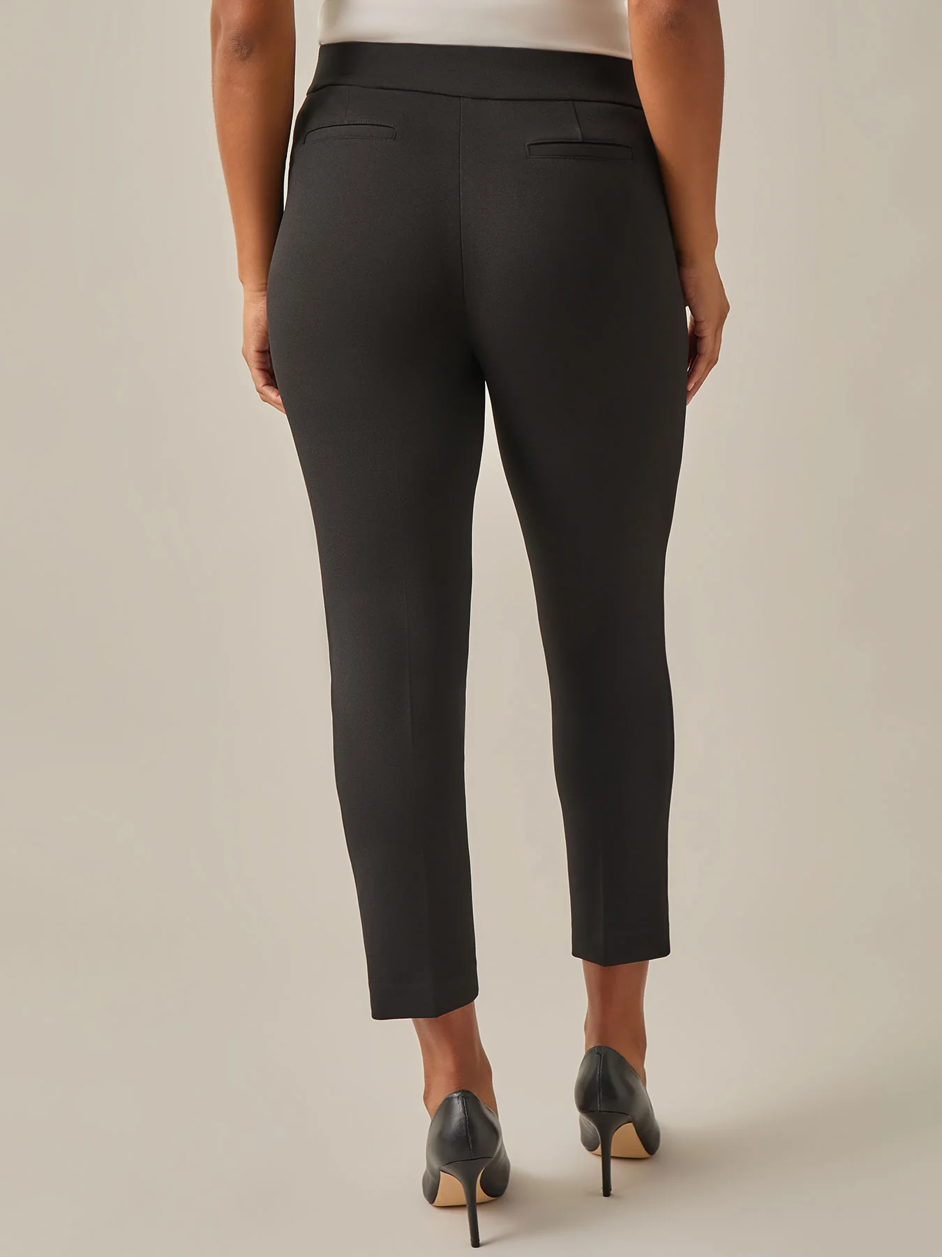 Audrey Pull-On Straight Ankle Pants - Image 3