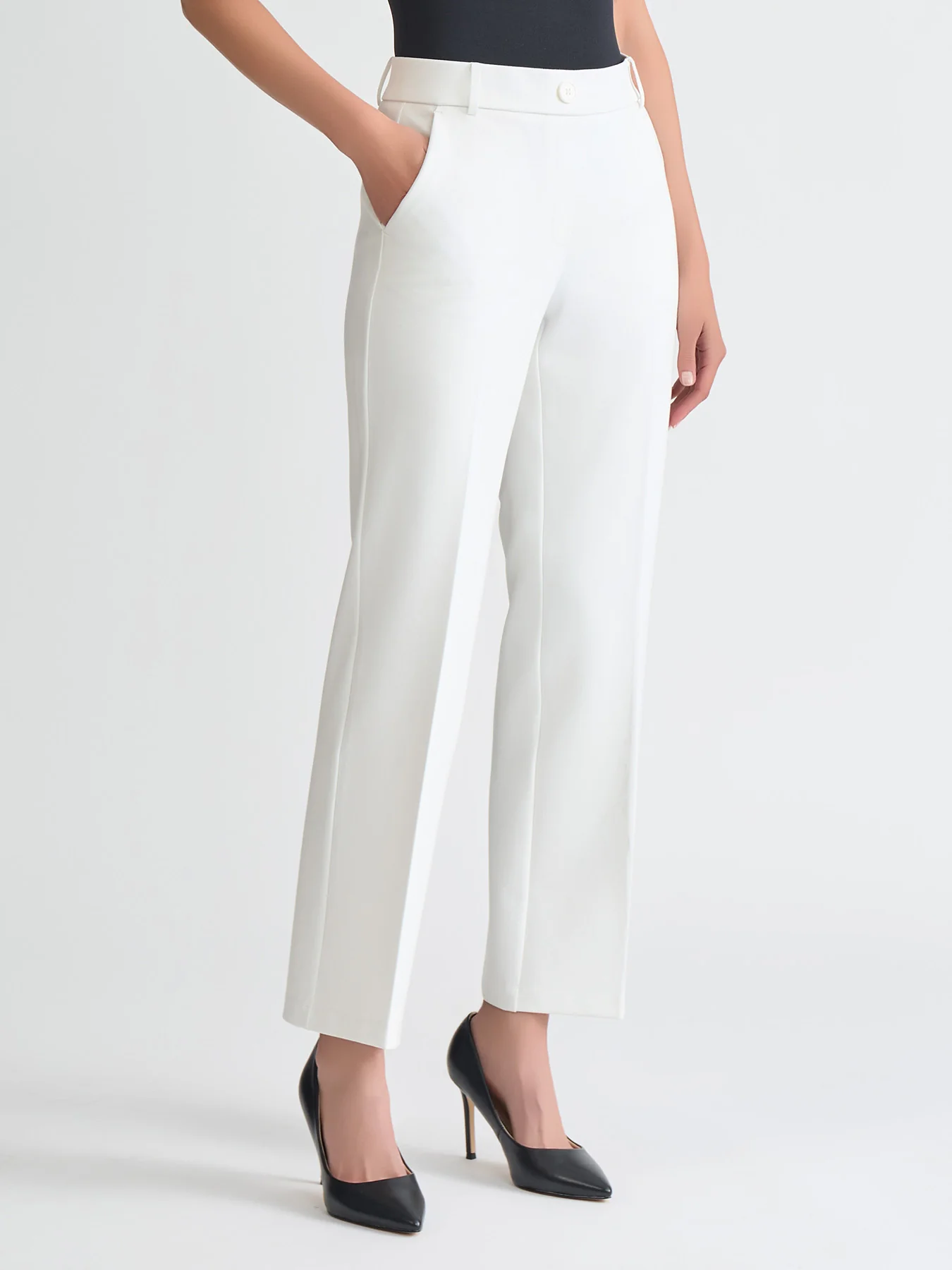 Audrey Pull-On Trouser, Compression Suiting - Image 3