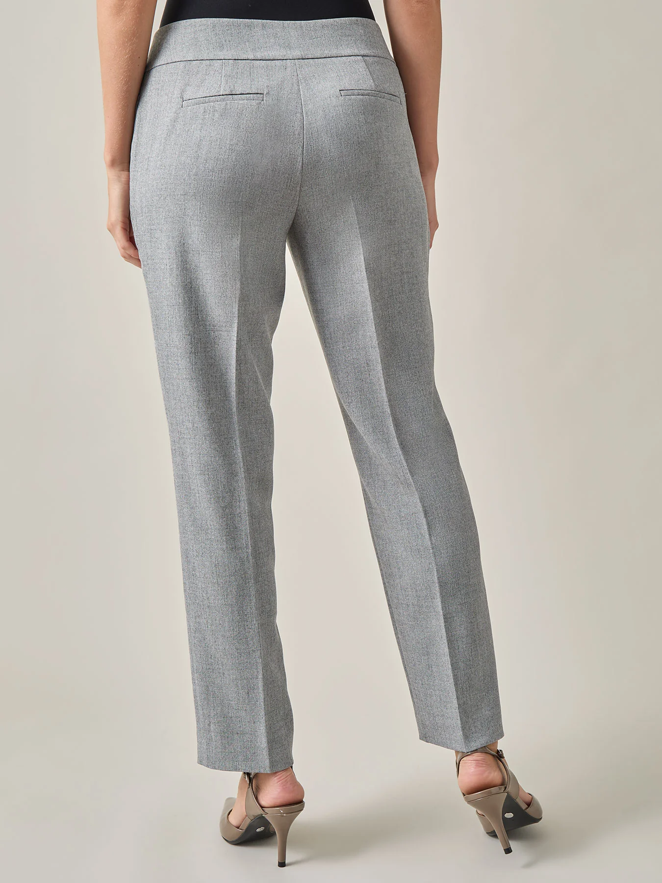 Ava Straight Leg Pants, Stretch Crepe - Image 3
