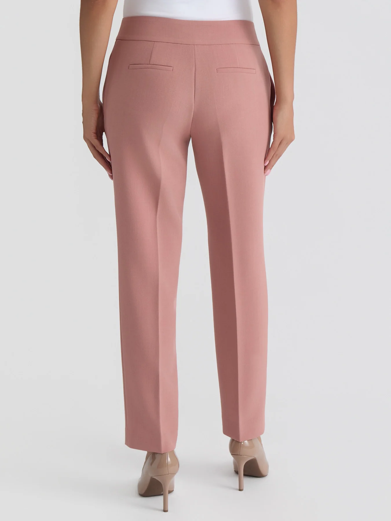 Ava Straight Leg Pant, Stretch Crepe - Image 2