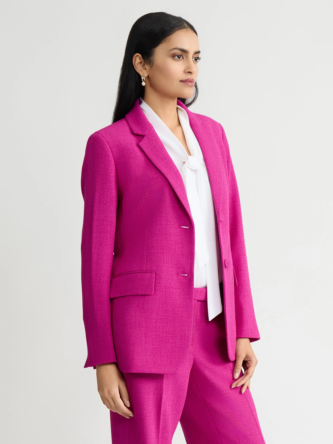 Belted Long Jacket - Image 2