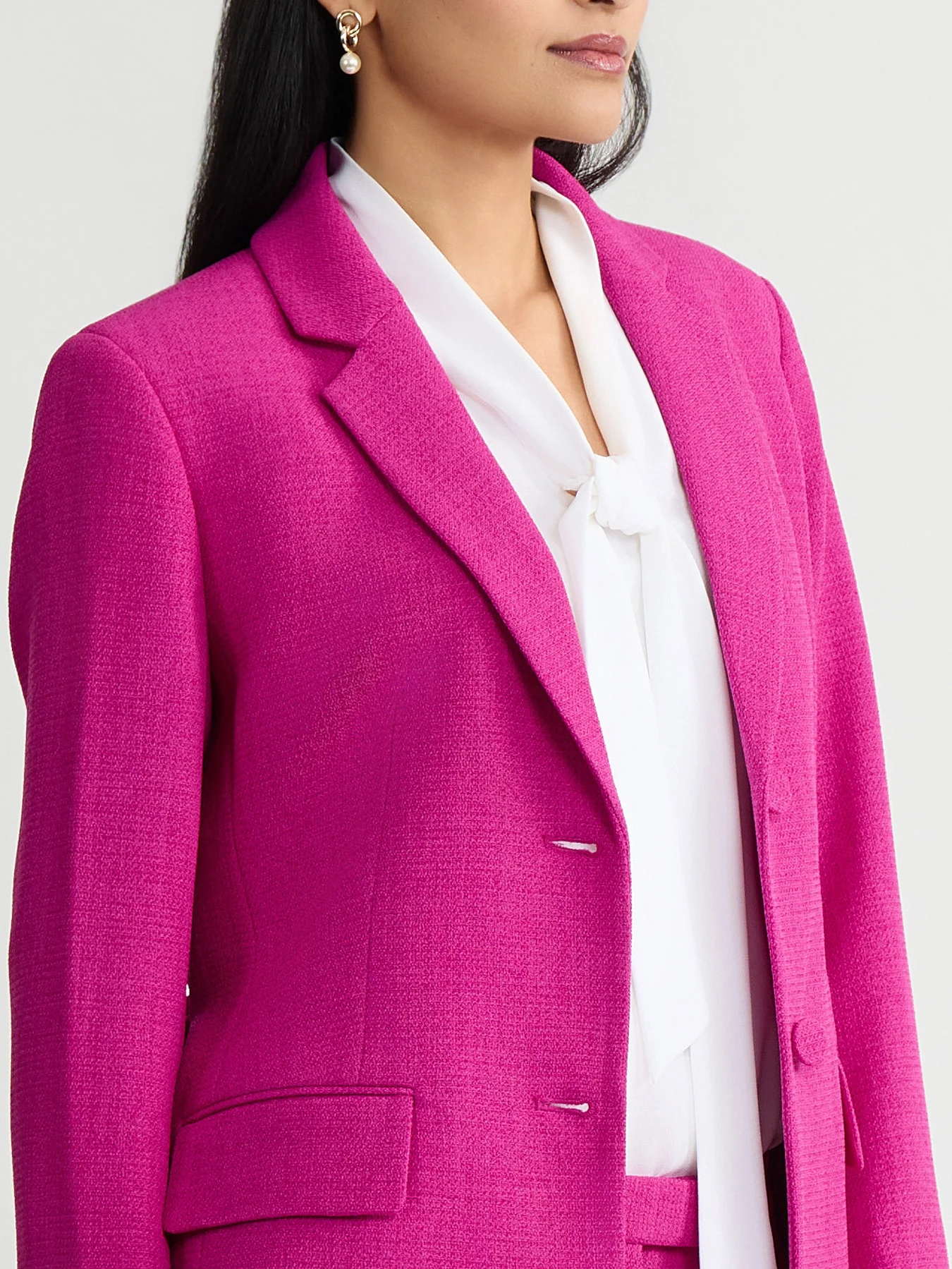 Belted Long Jacket - Image 4
