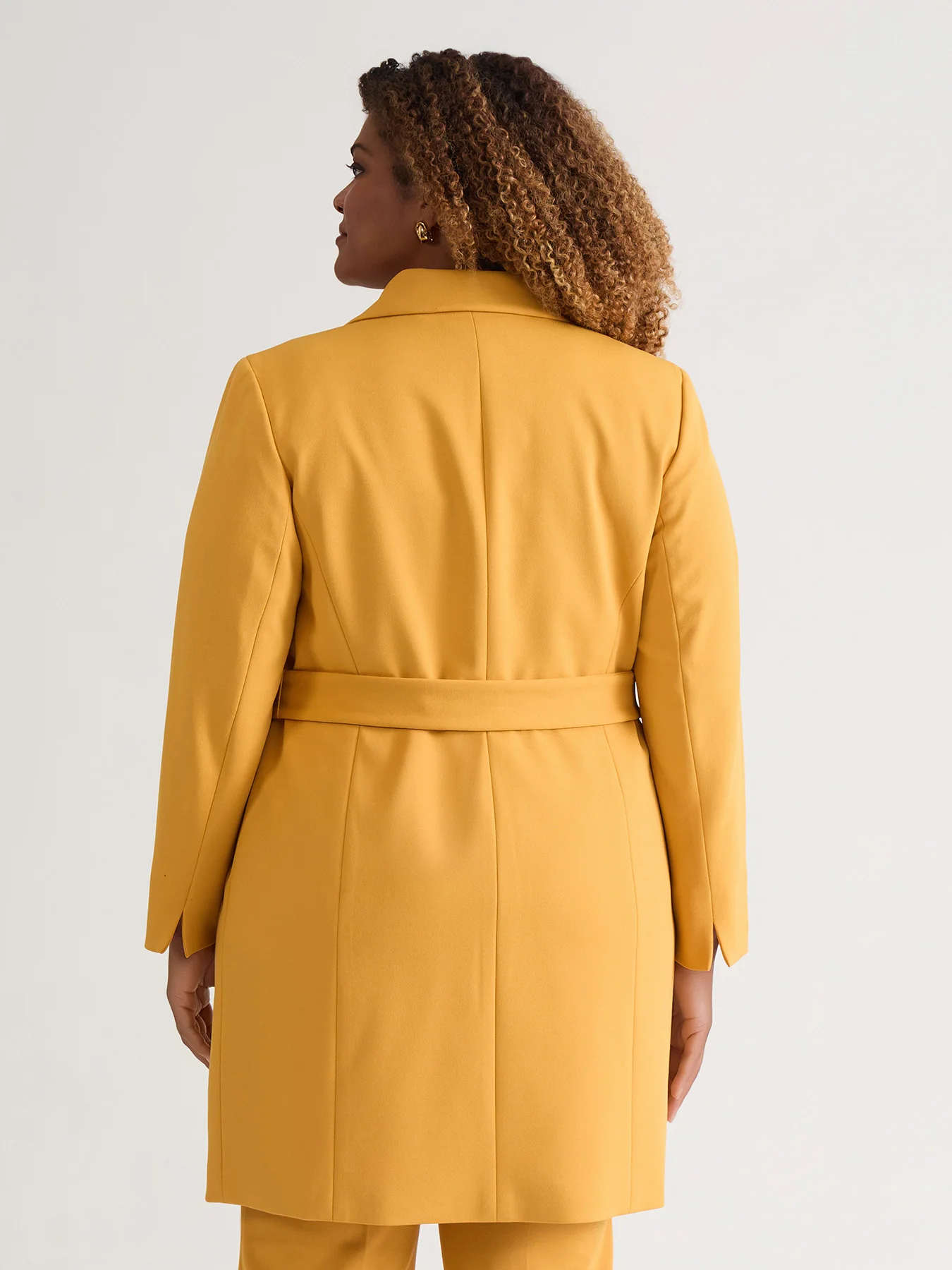 Belted Trench Coat, Gold Signature - Image 4