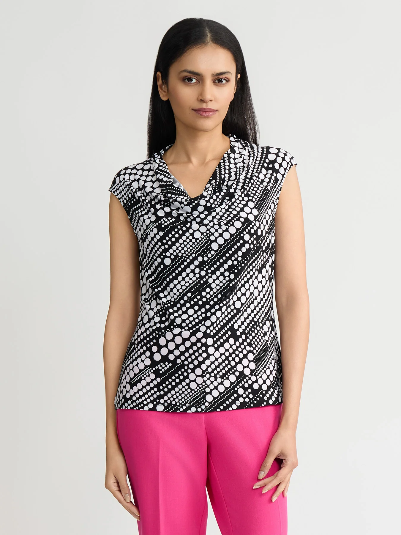 Cowl Neck Top, Everyday Knit