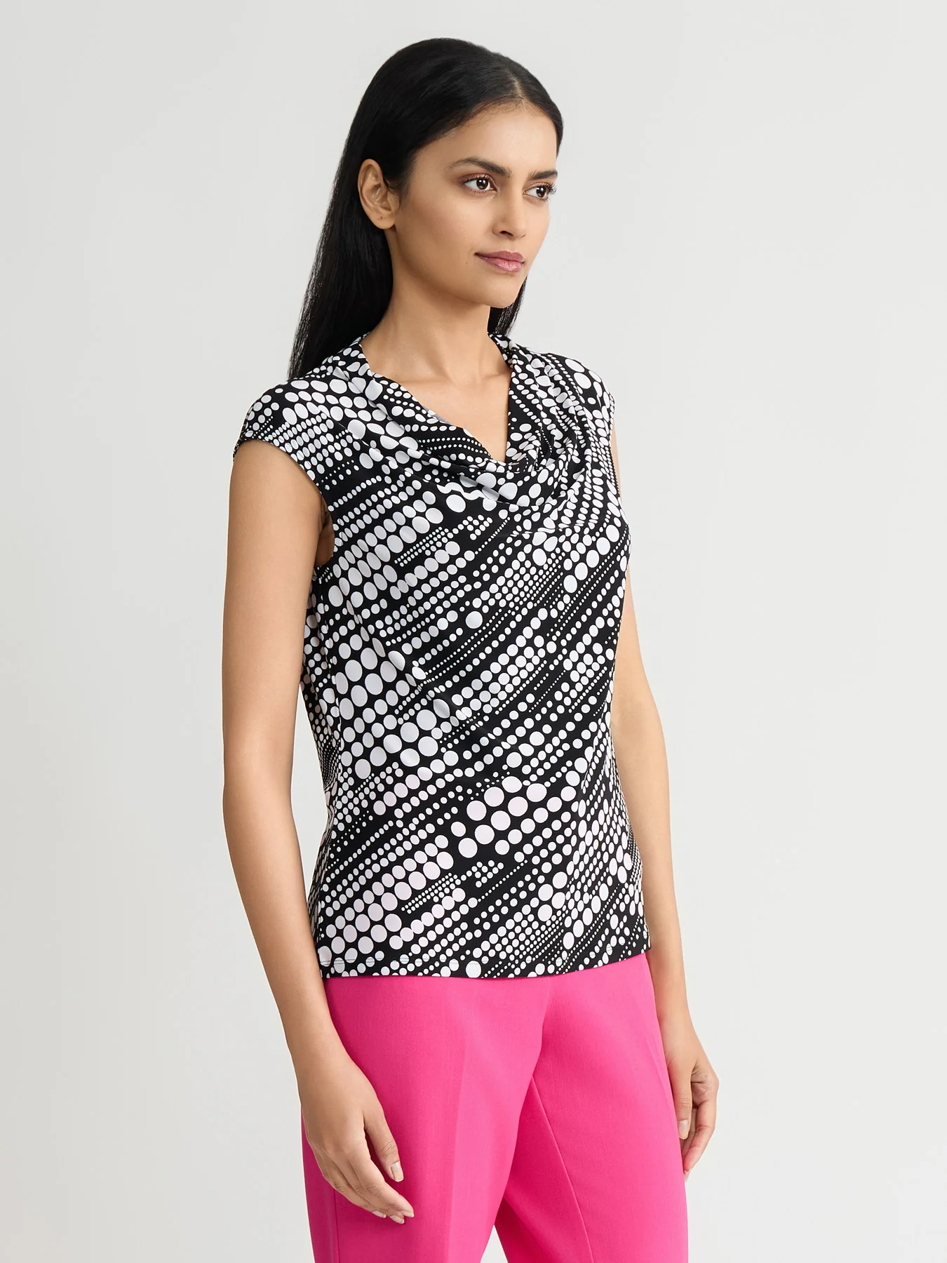 Cowl Neck Top, Everyday Knit - Image 3