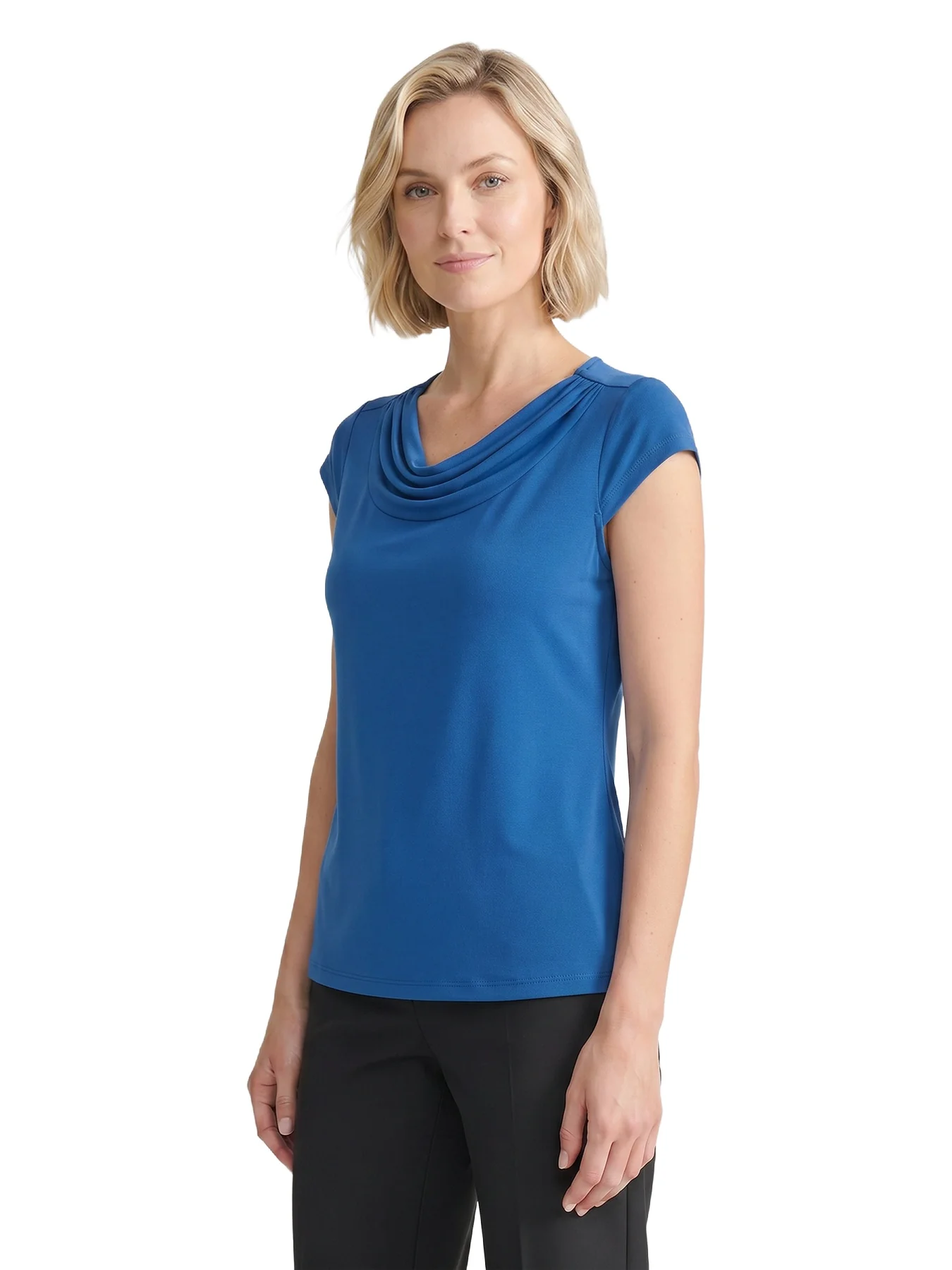 Cowl Neck Top, Everyday Knit - Image 3
