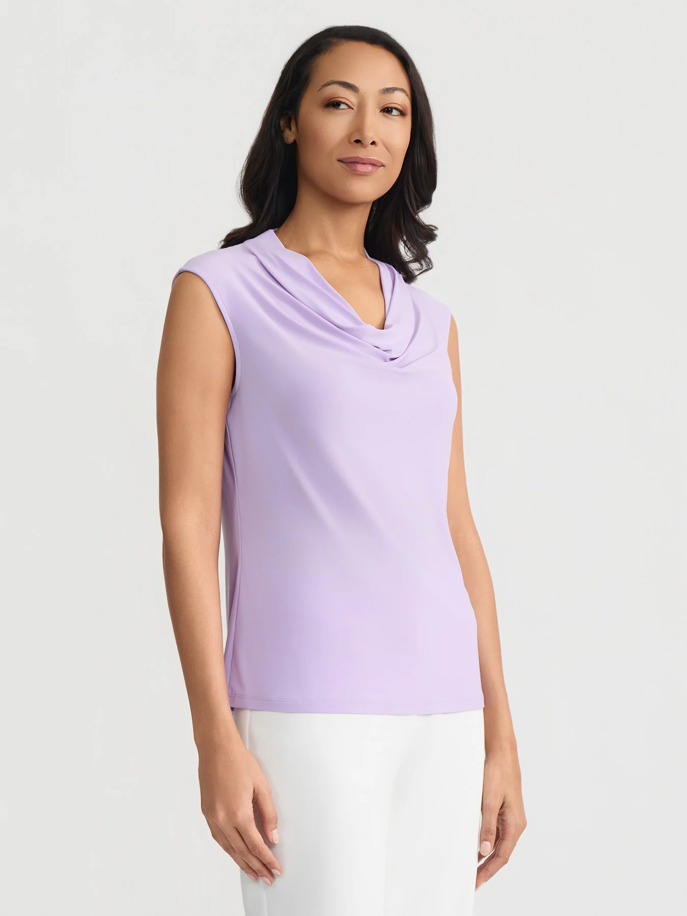 Cowl Neck Top, Everyday Knit - Image 3