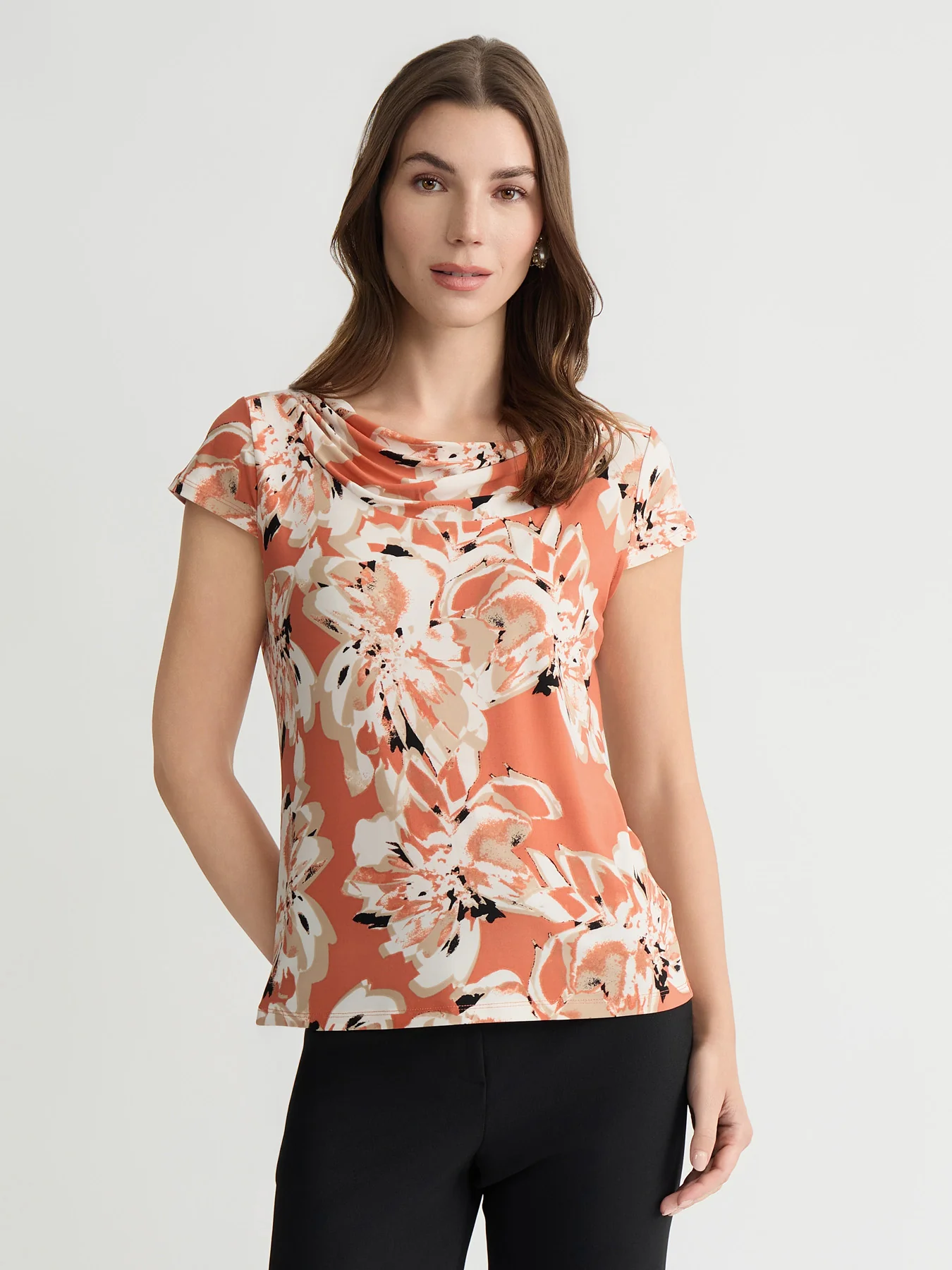 Cowl Neck Top, Everyday Knit