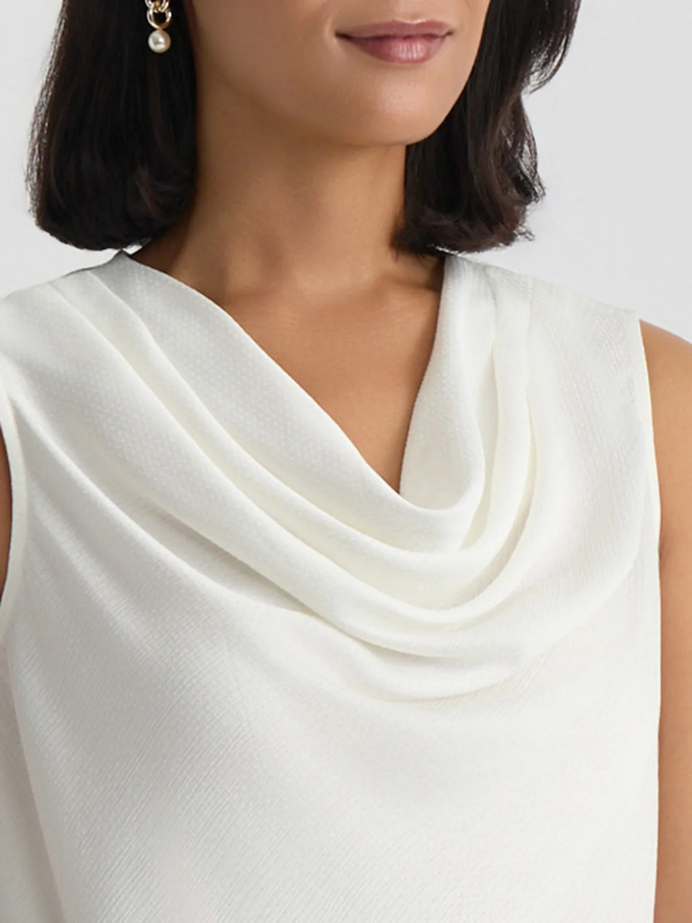 Petite Cowl Neck Top - Image 4