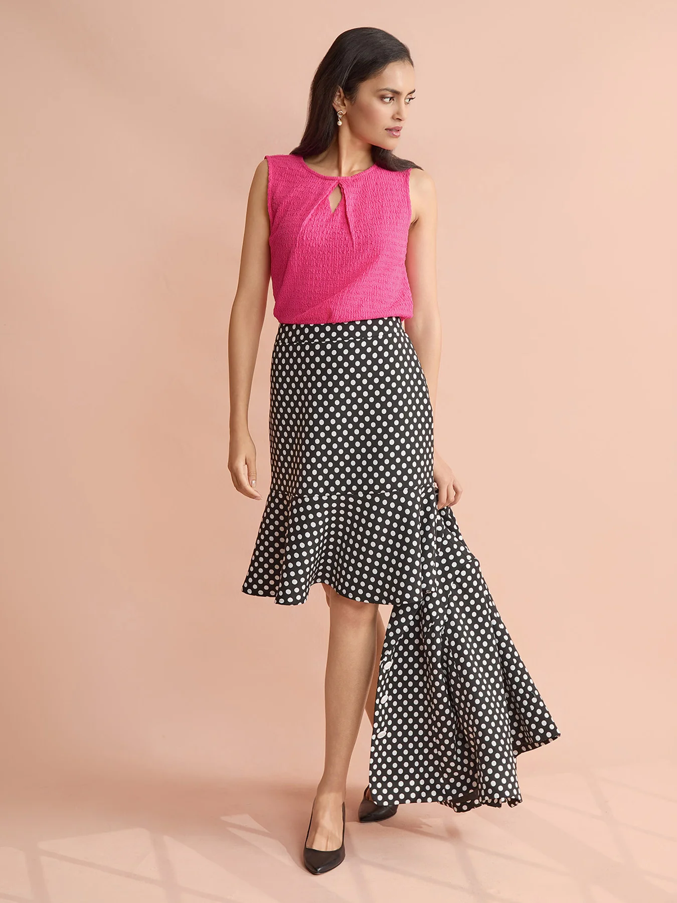 Petite Dotted Jacquard Jacket - Image 8