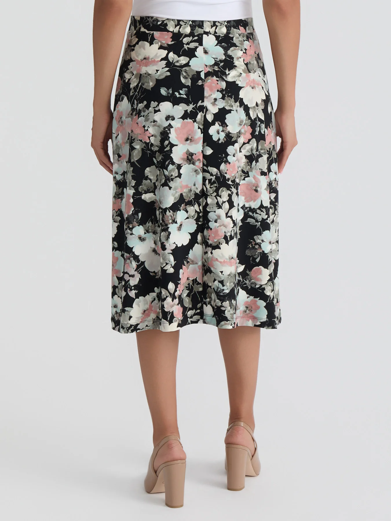 Flared Knee-Length Skirt - Image 2