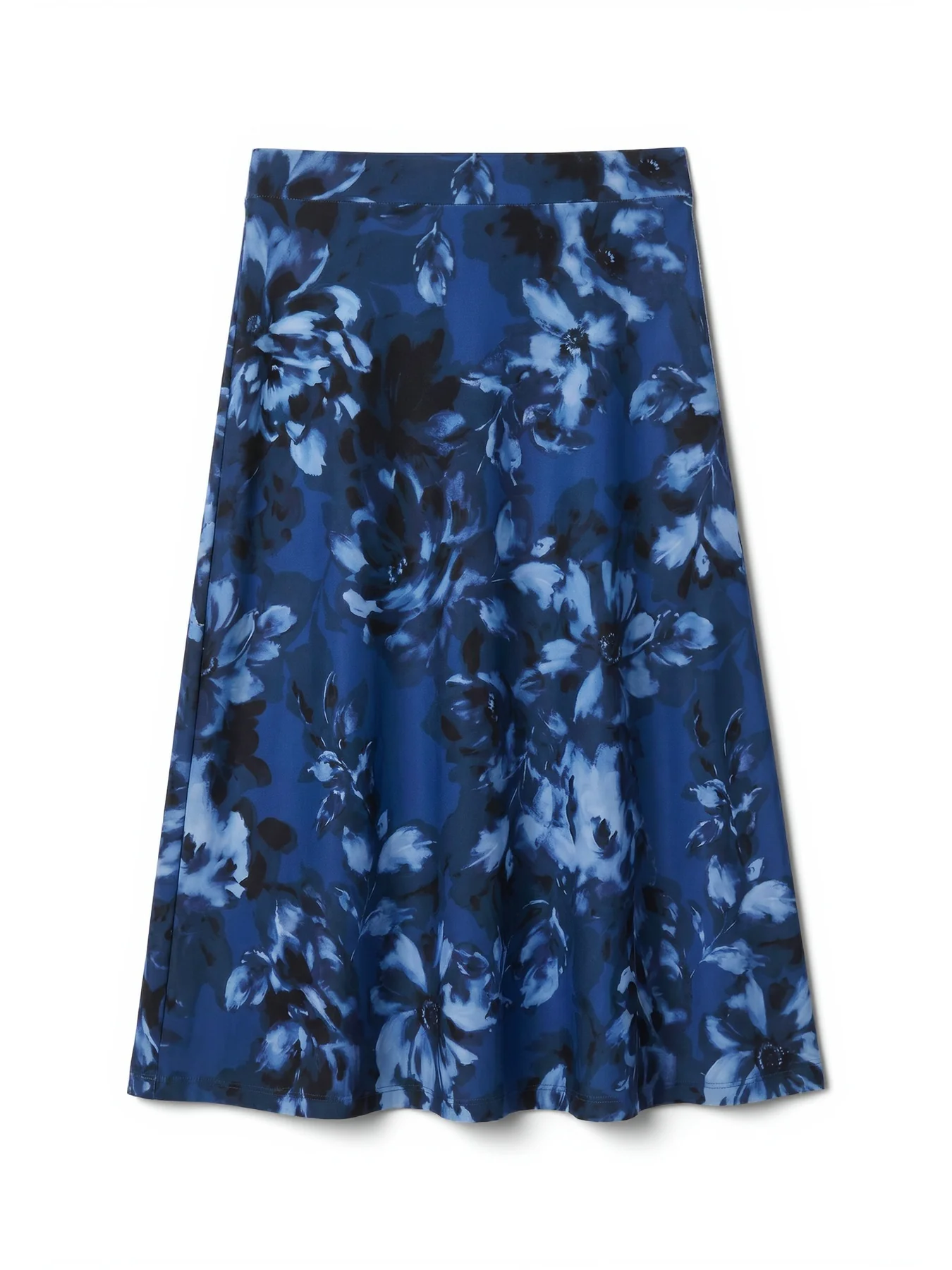 Floral Flared Midi Skirt - Image 5