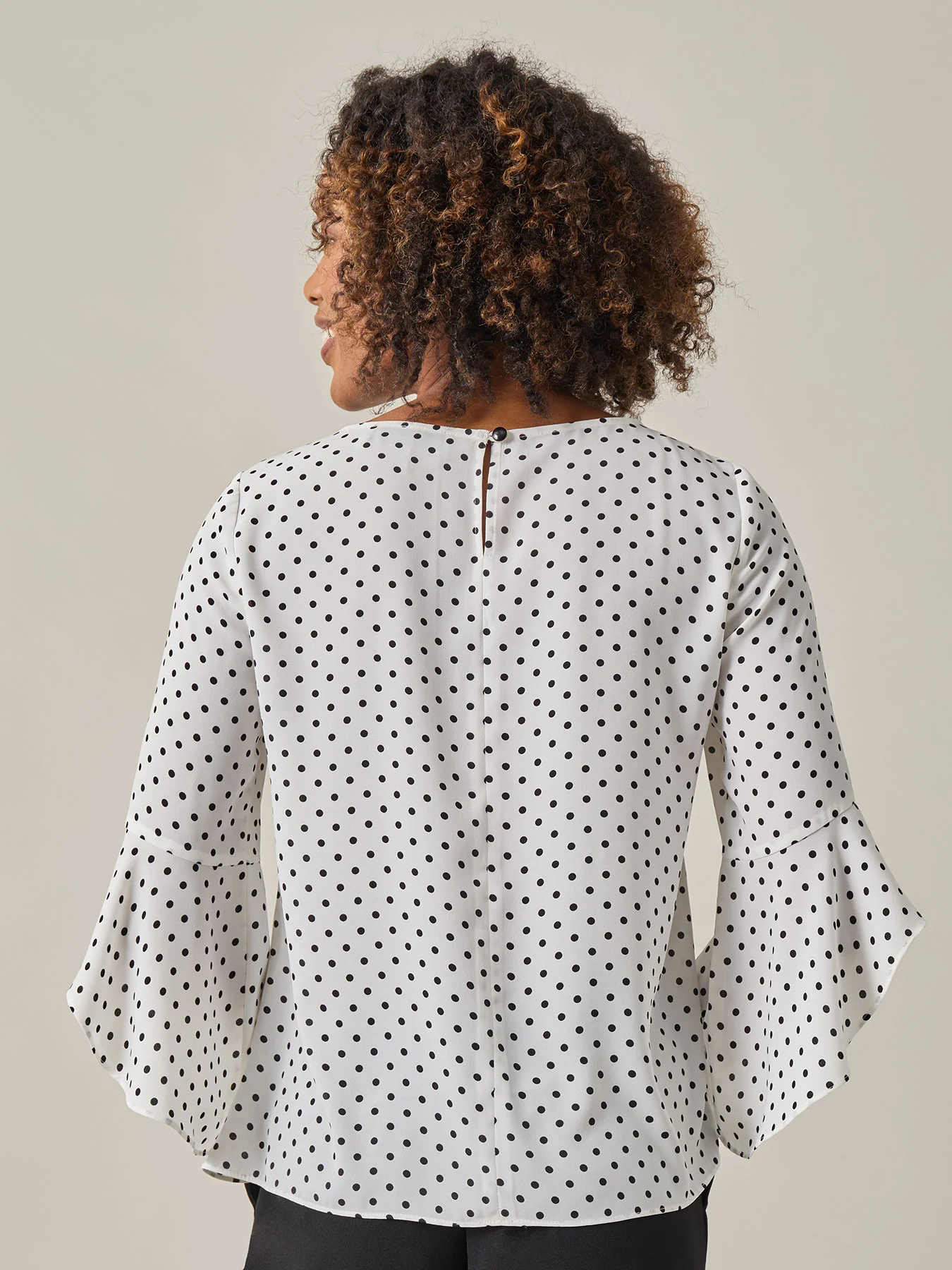Flounce Sleeve Blouse - Image 3