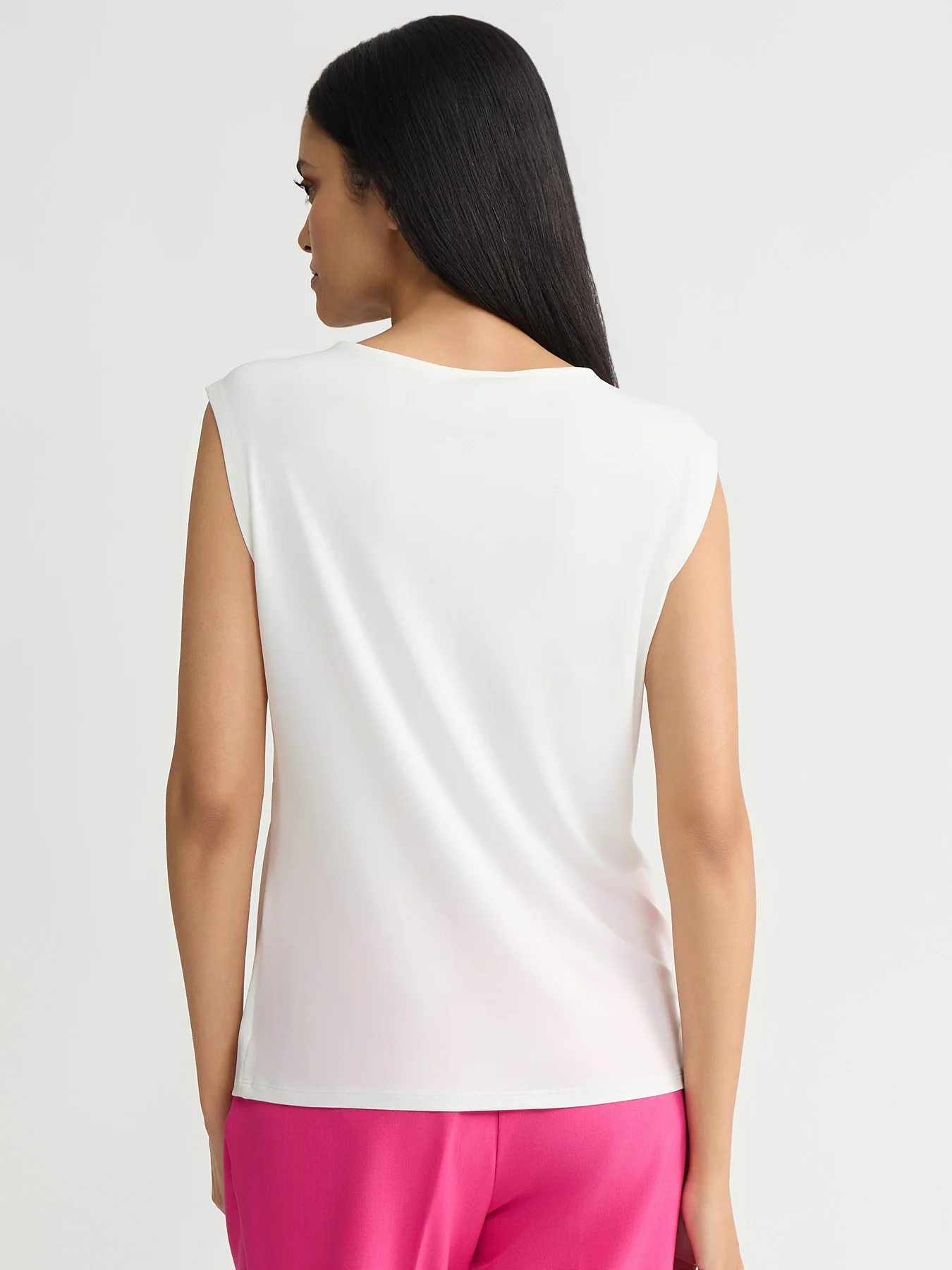 Keyhole Twist Neck Top, Everyday Knit - Image 2