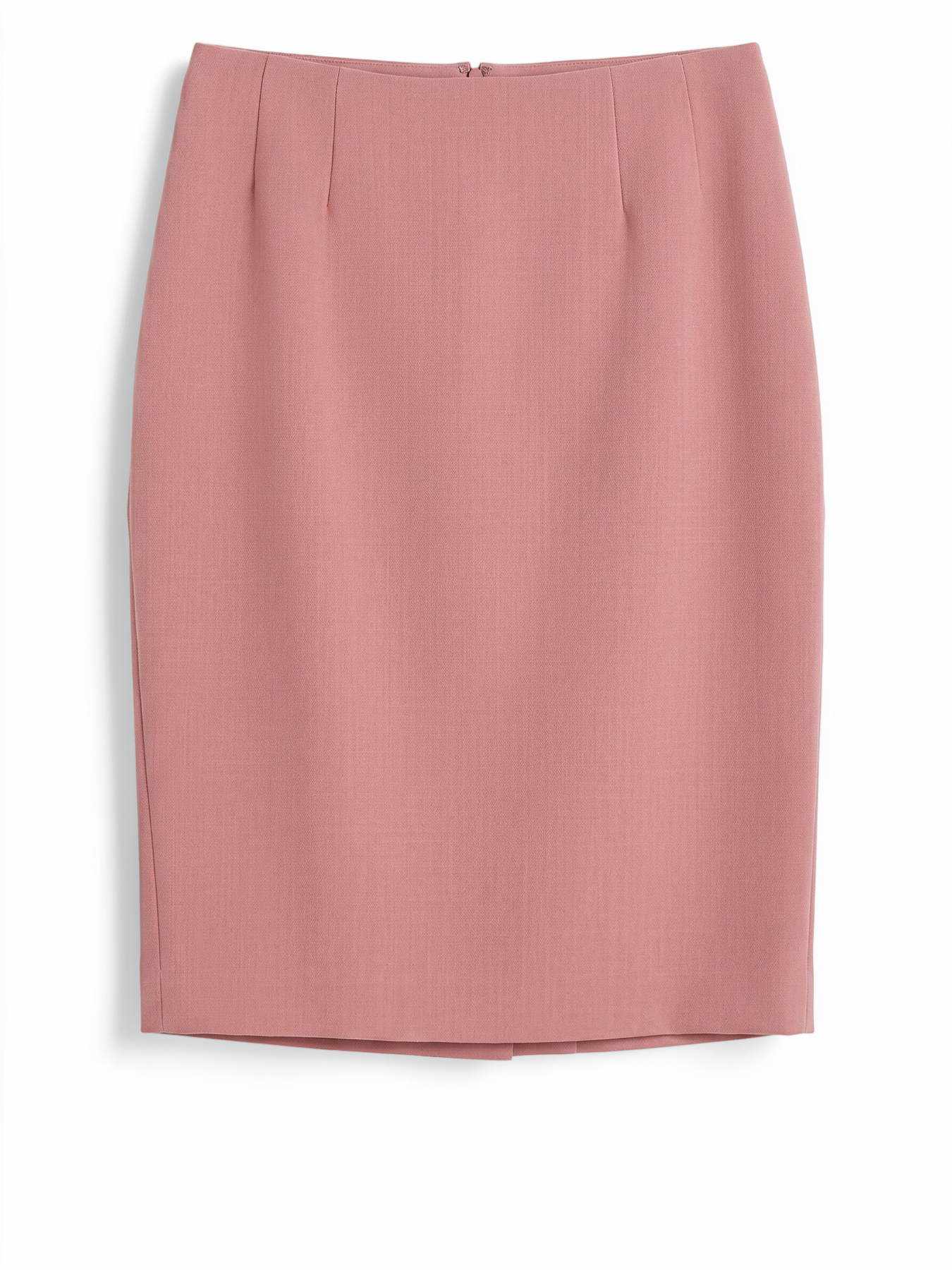 Knee-Length Pencil Skirt, Stretch Crepe - Image 4
