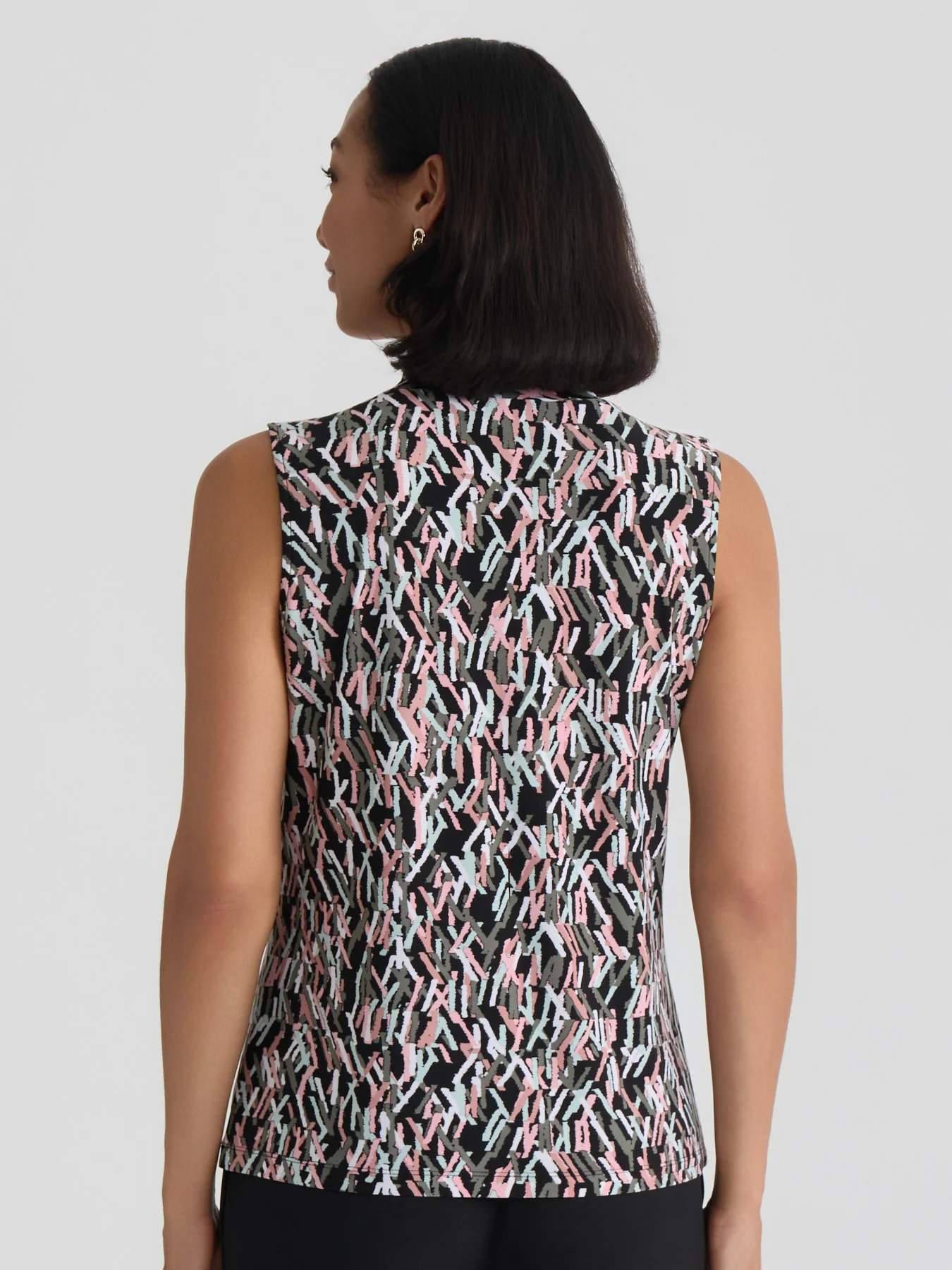 Knot Front Sleeveless Top, Everyday Knit - Image 2