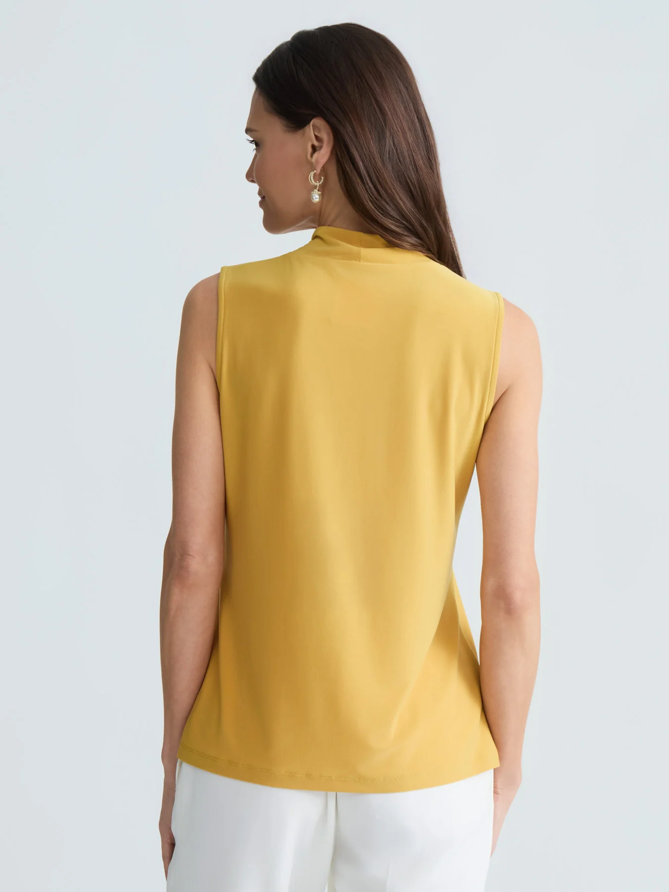 Knot Front Sleeveless Top, Everyday Knit - Image 2