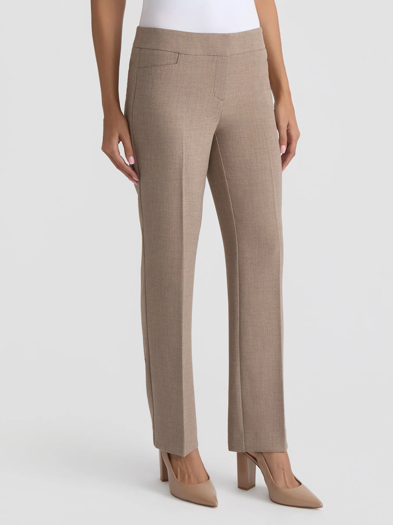Lily Trouser, Pebble Crepe - Image 3