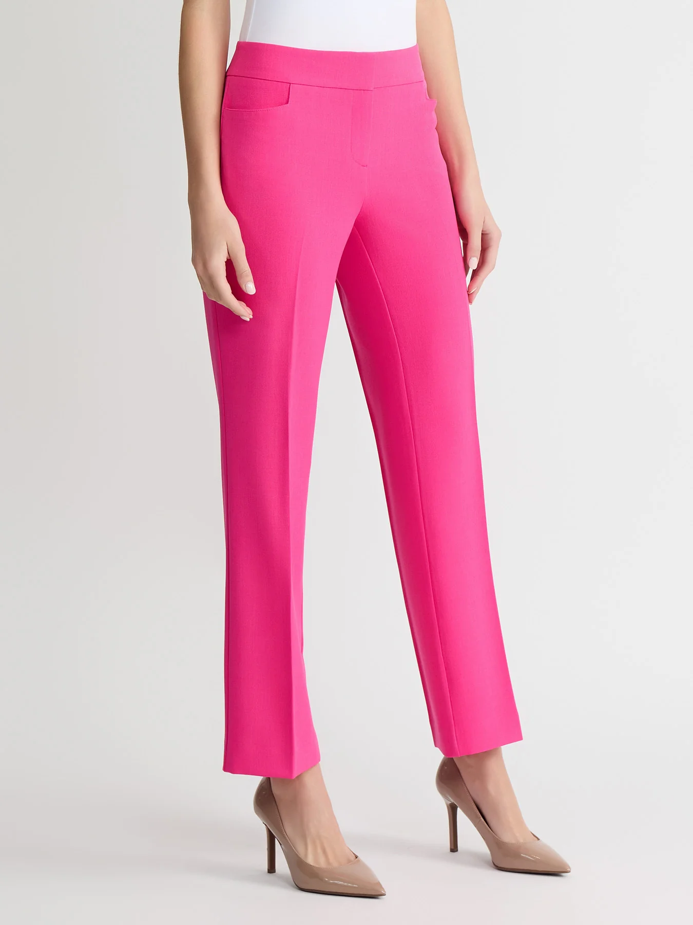 Plus Lily Trouser, Stretch Crepe - Image 3