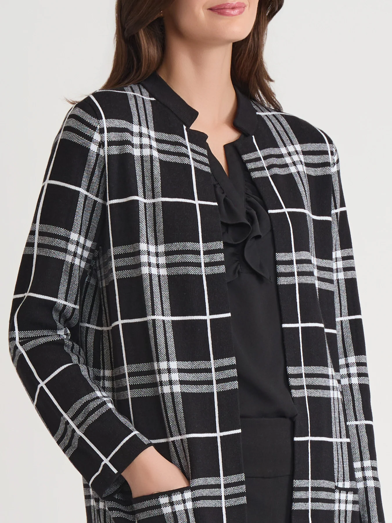Notch Collar Coatigan - Image 3