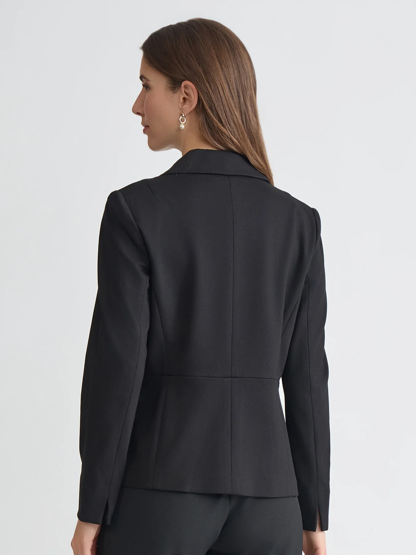 One Button Blazer, Compression Suiting - Image 3