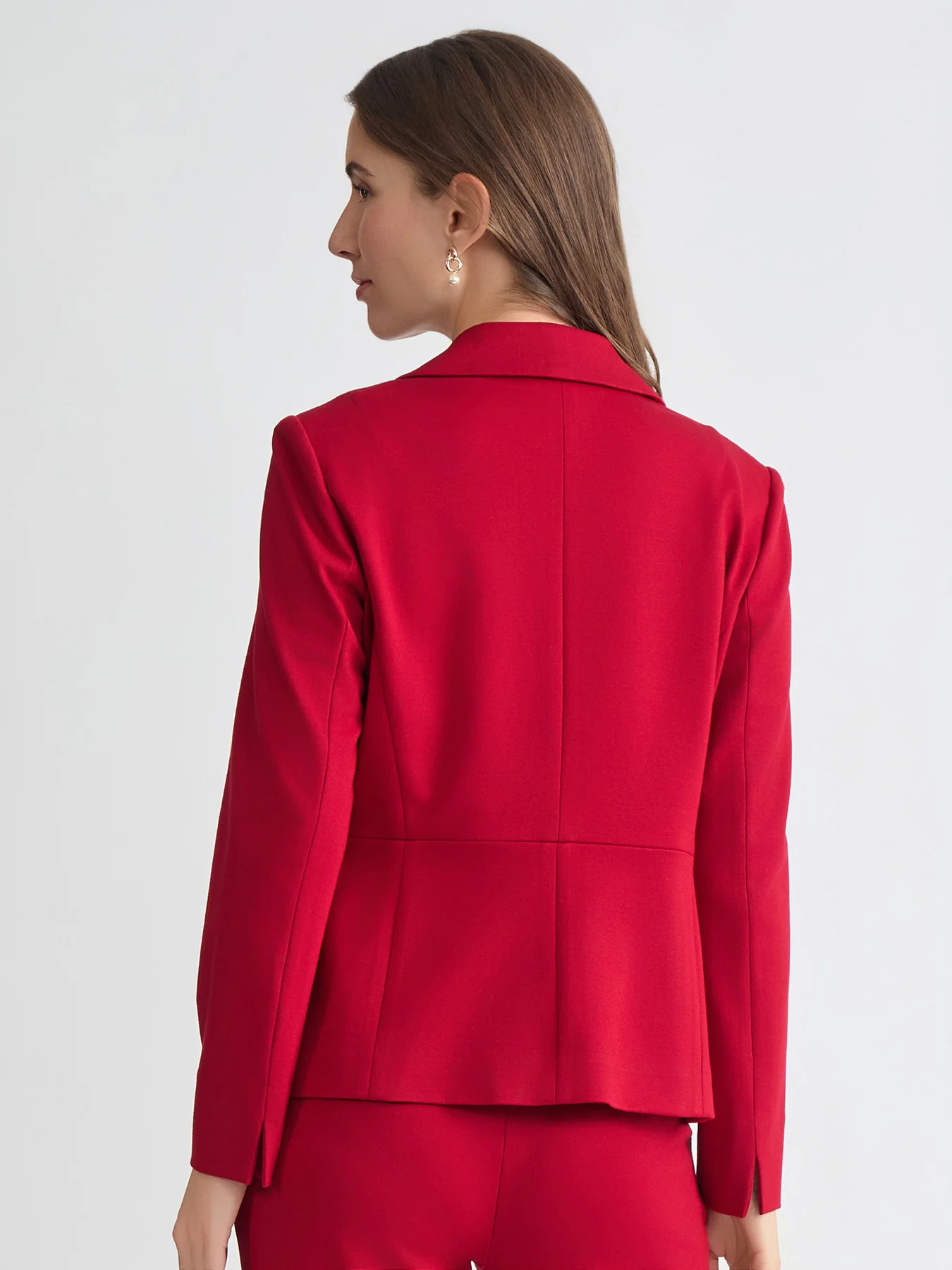 One Button Blazer, Compression Suiting - Image 3