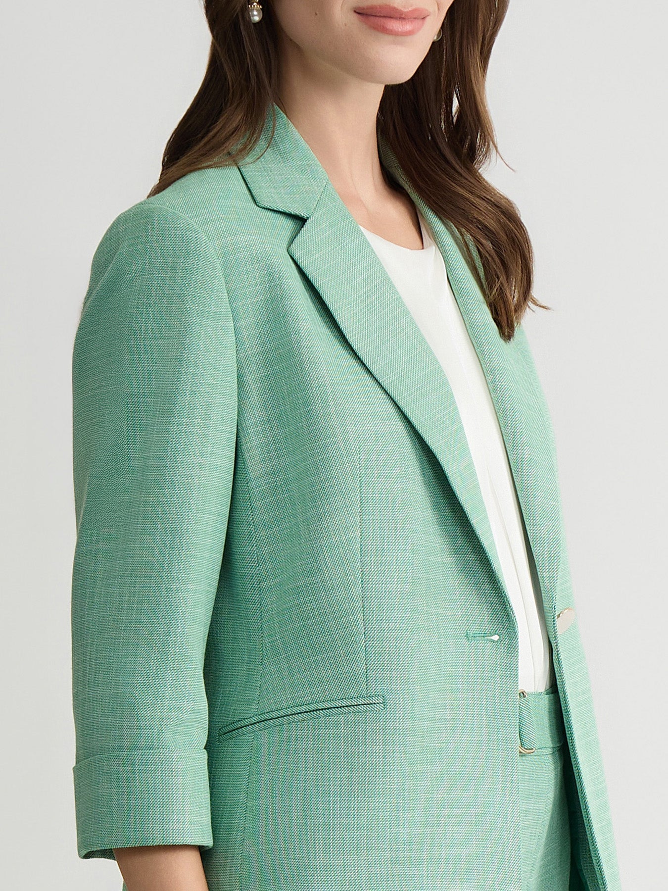 Plus One Button Jacket - Image 4