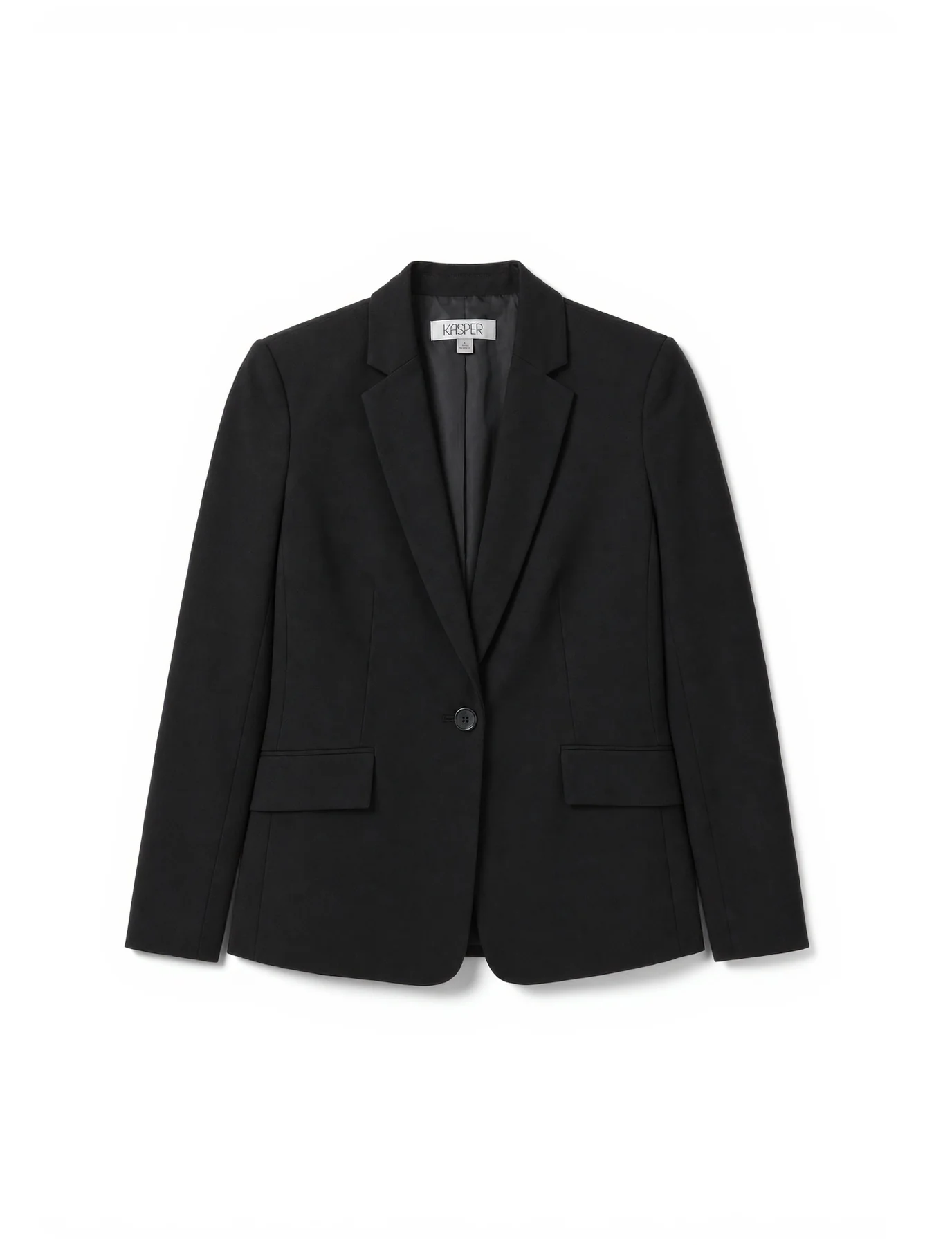 Plus One Button Jacket, Washable Bi-Stretch - Image 7