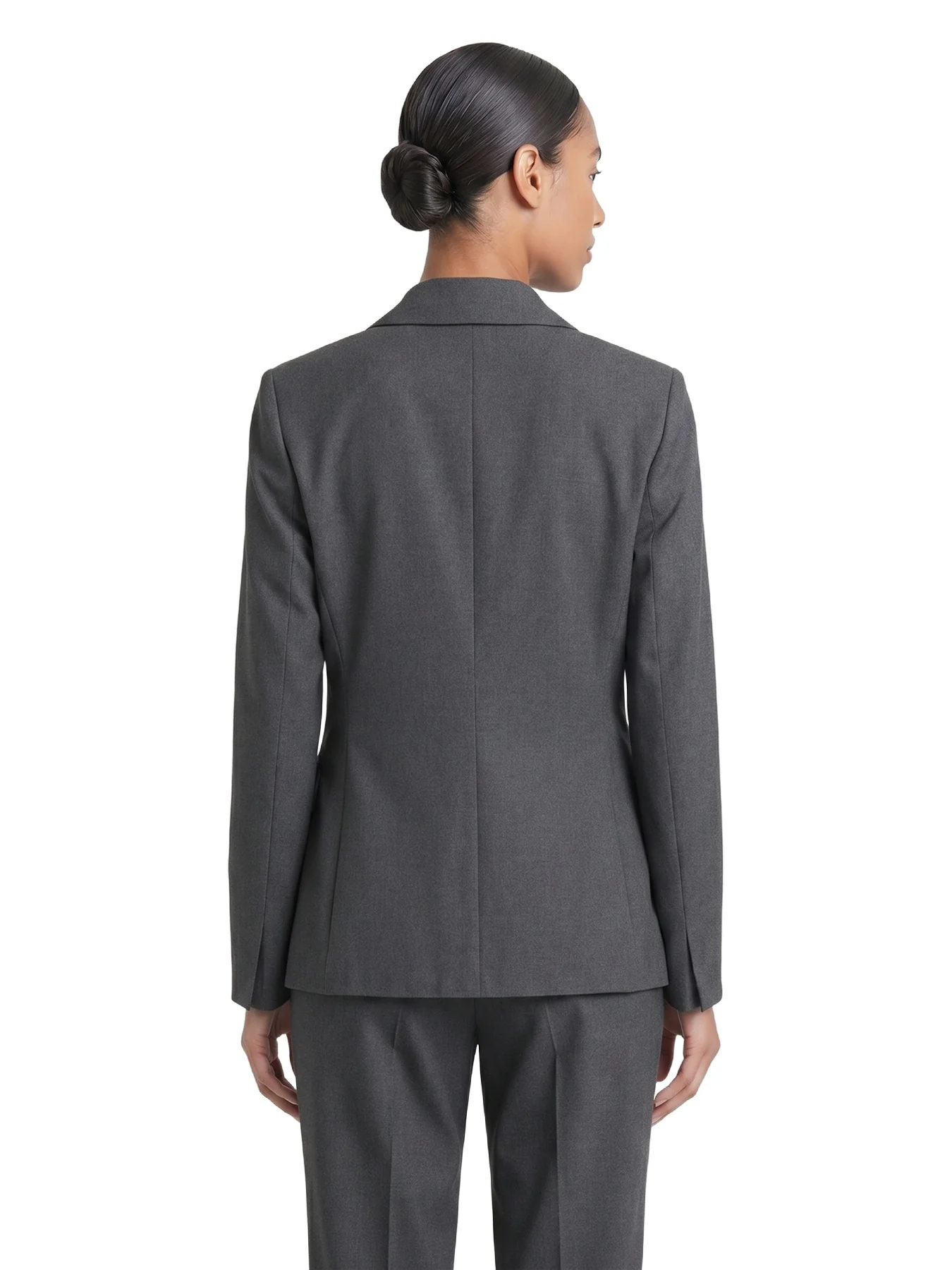 Petite One Button Jacket, Washable Bi-Stretch - Image 3
