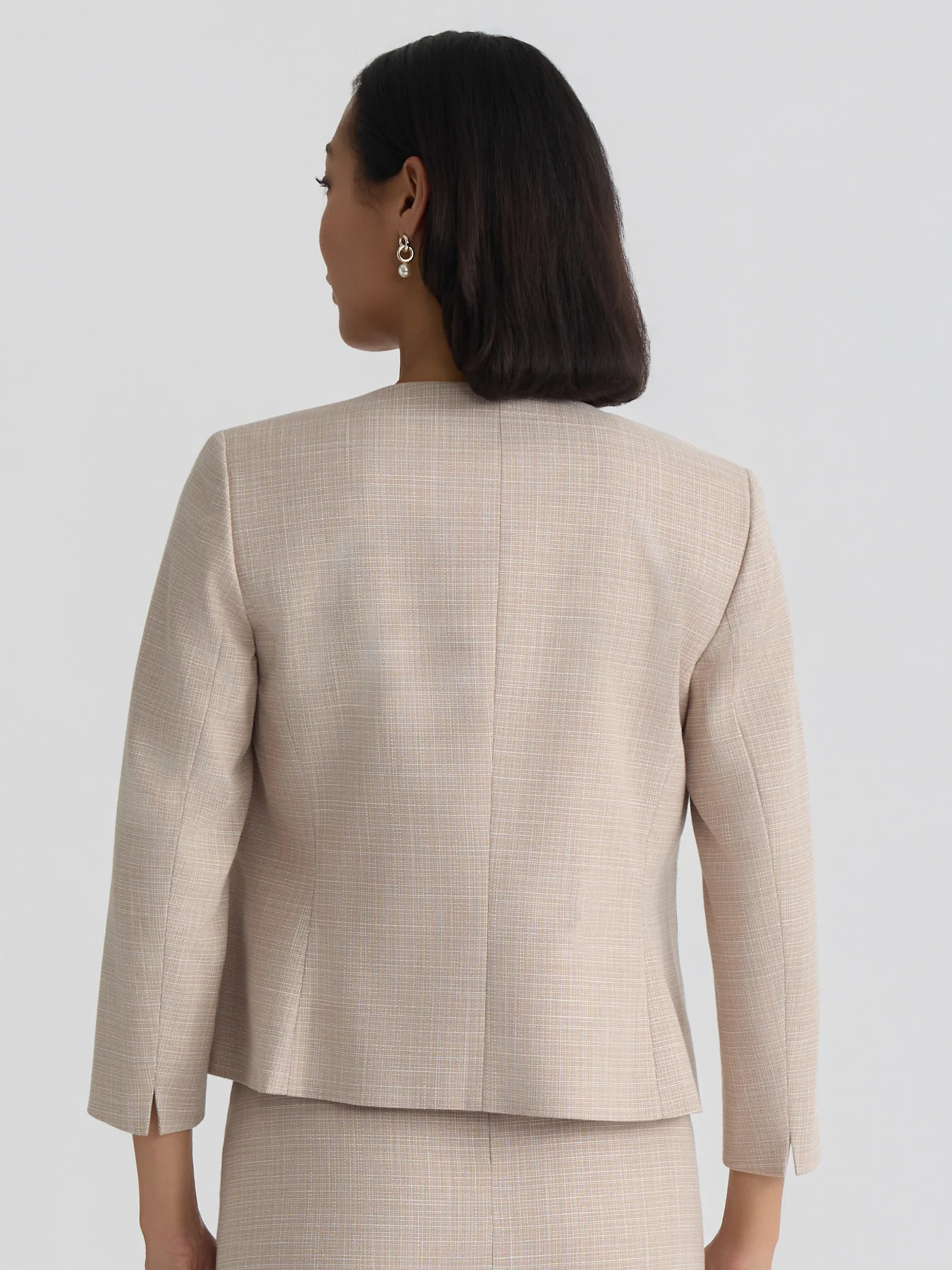 Open Front Seamed Jacket - Image 3