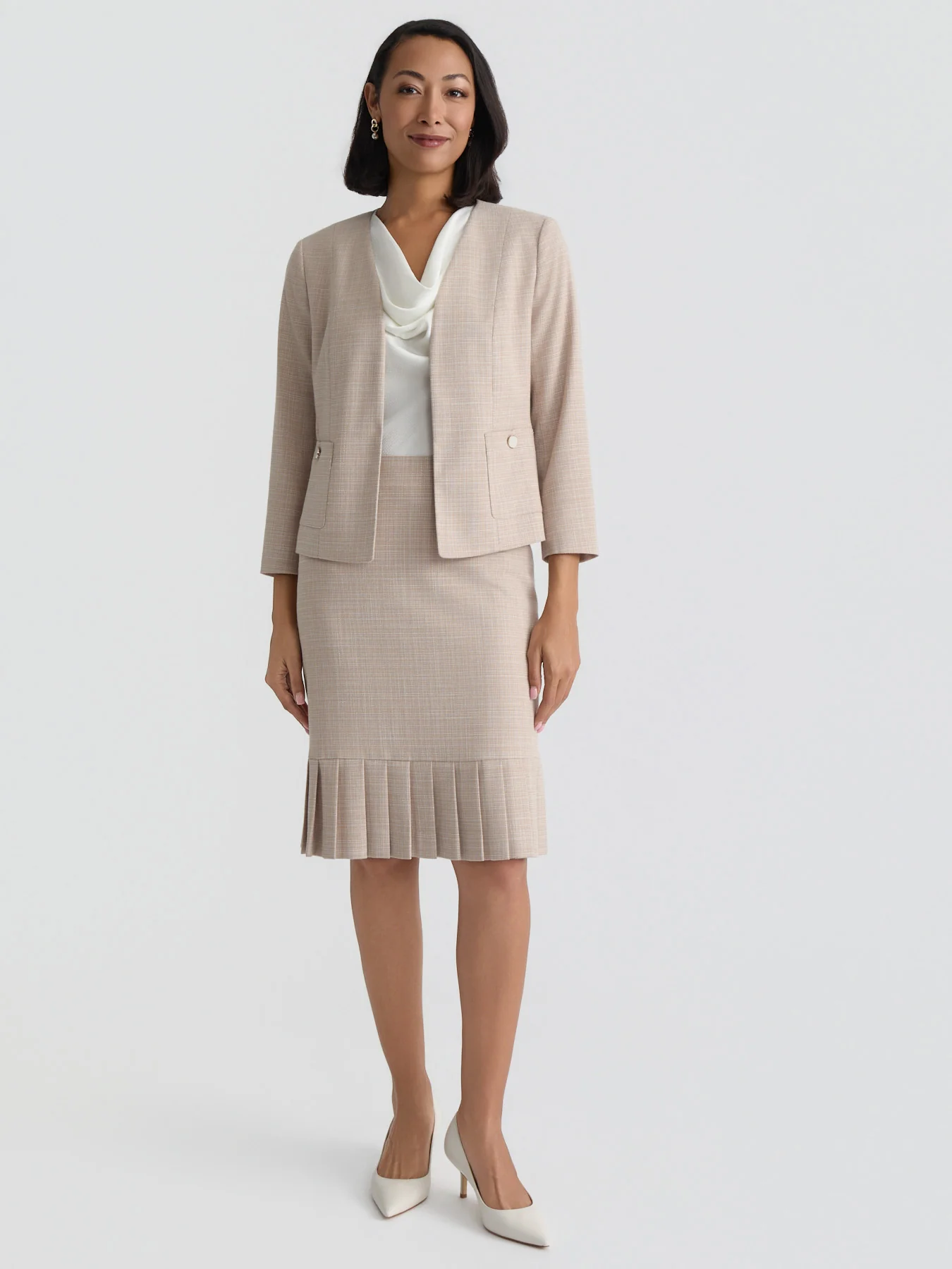 Open Front Seamed Jacket - Image 5