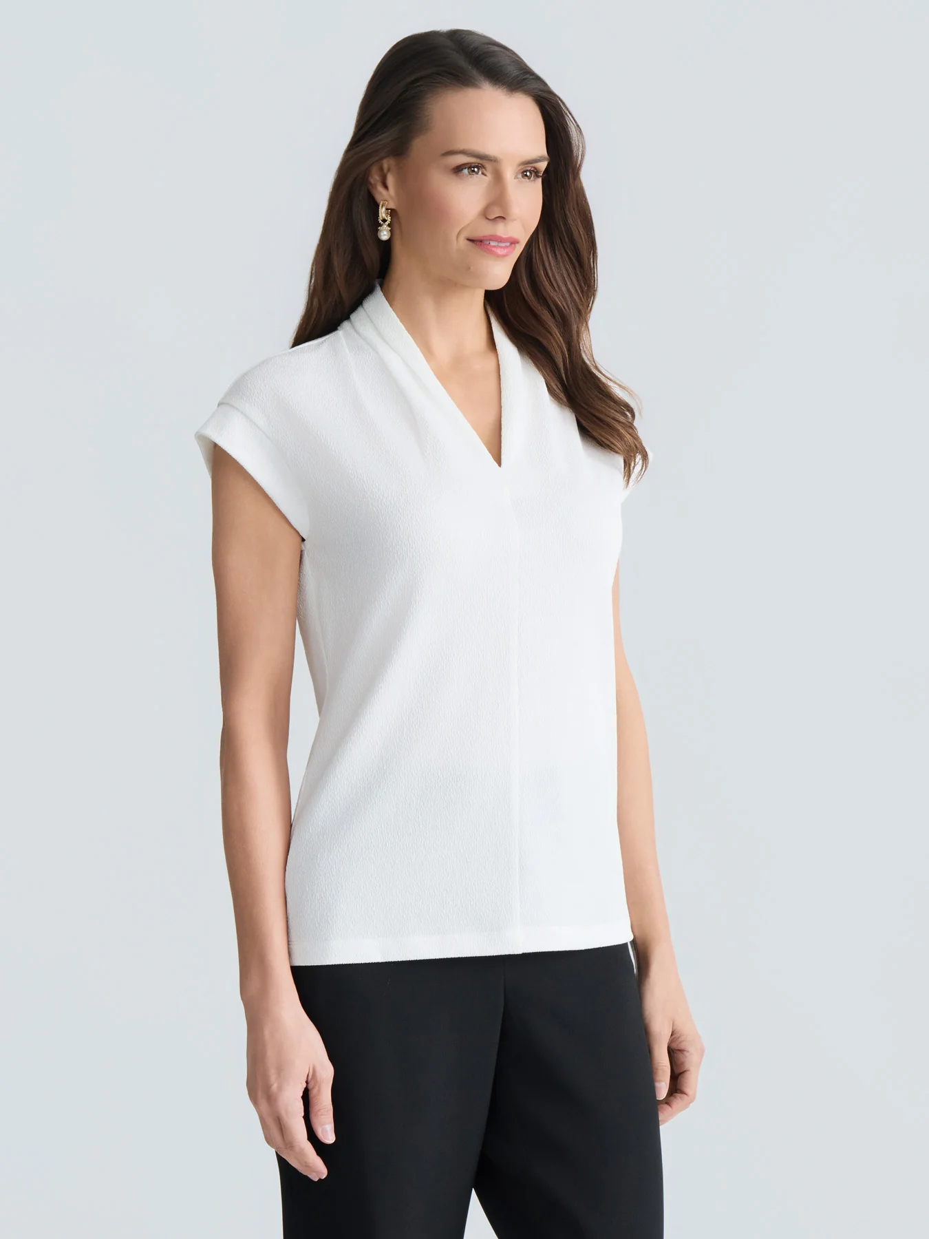 Funnel Neck Top, Everyday Knit - Image 3