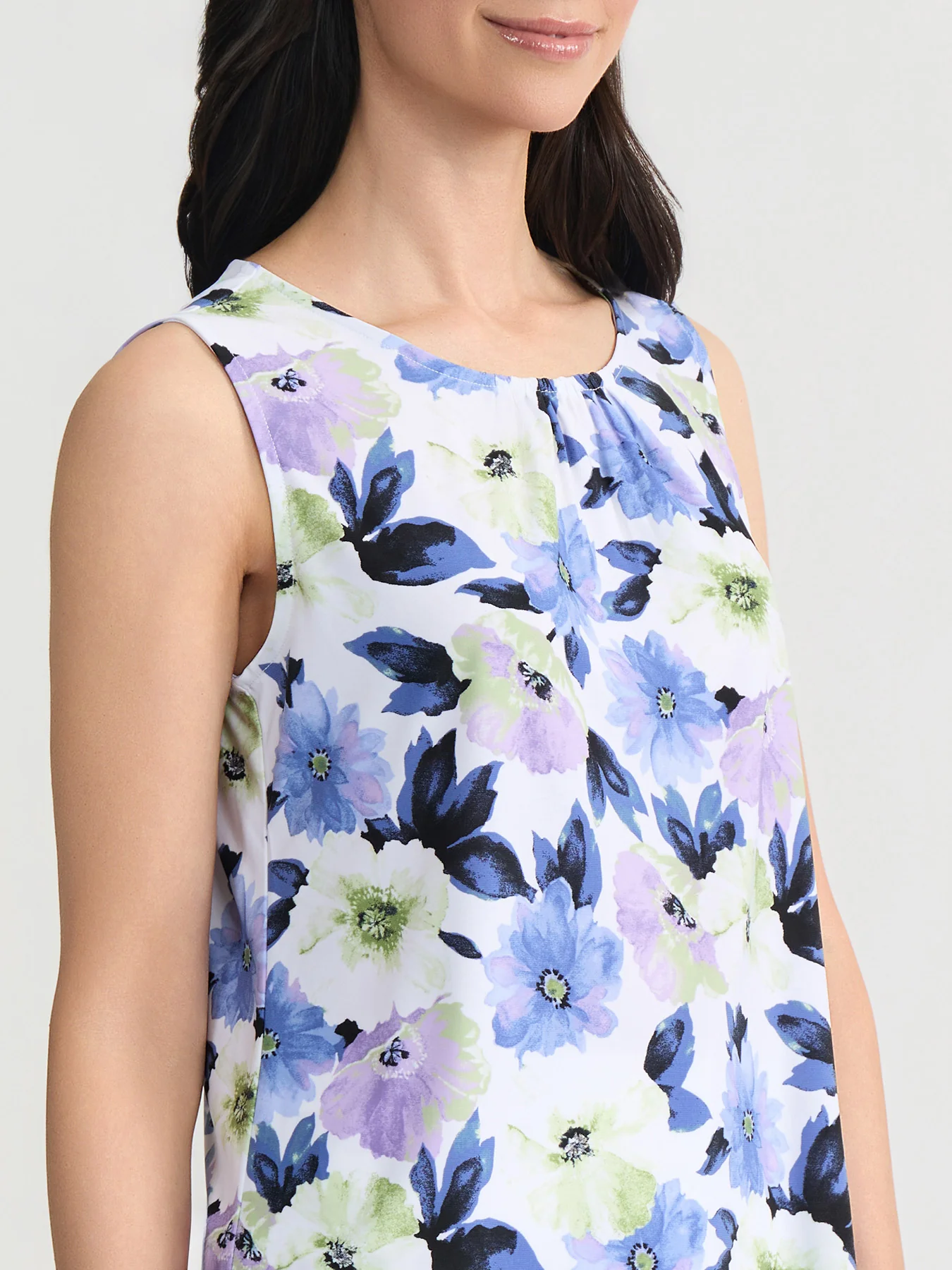 Pleat Neck Top, Everyday Knit - Image 4