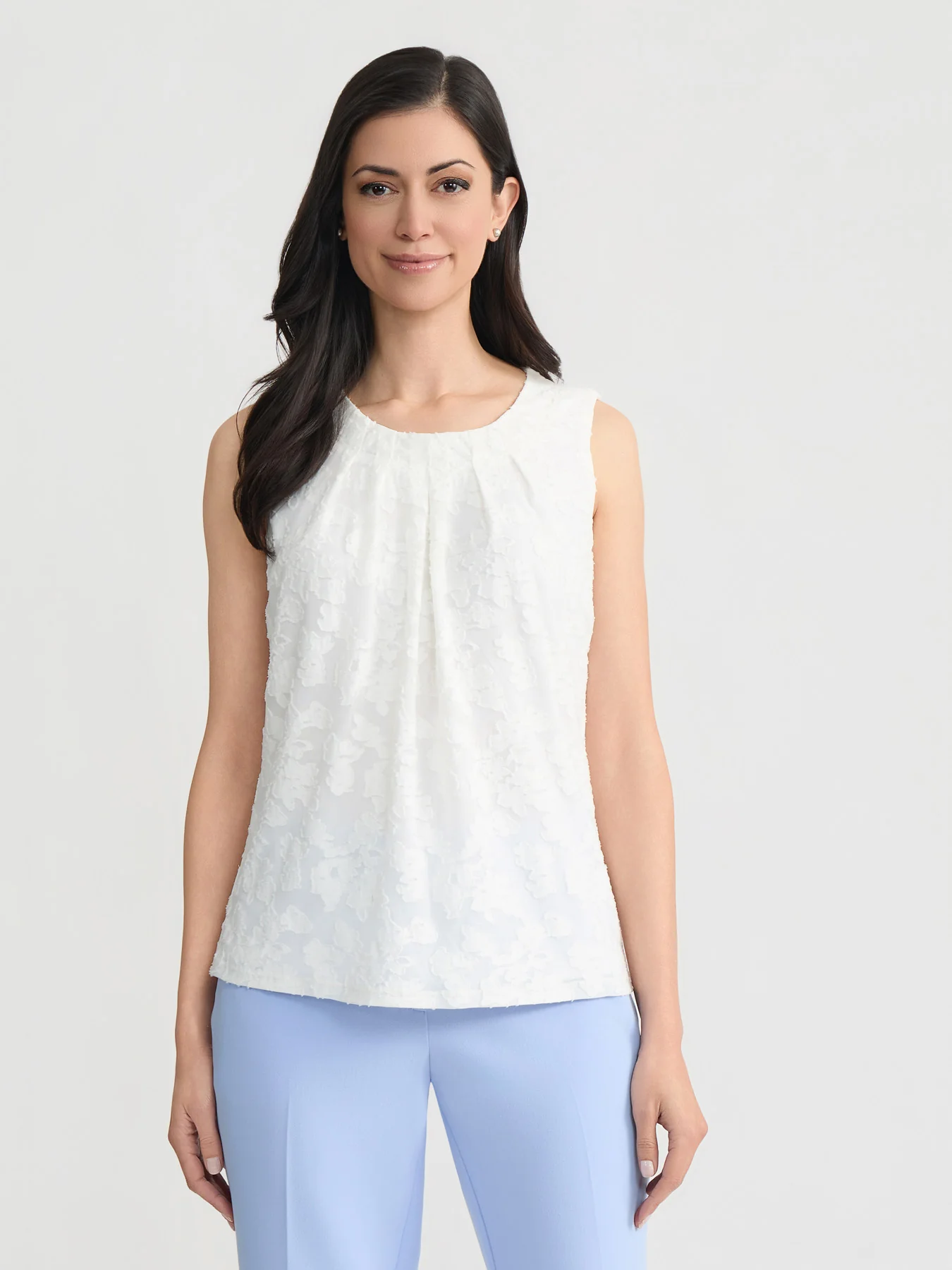 Pleat Neck Top