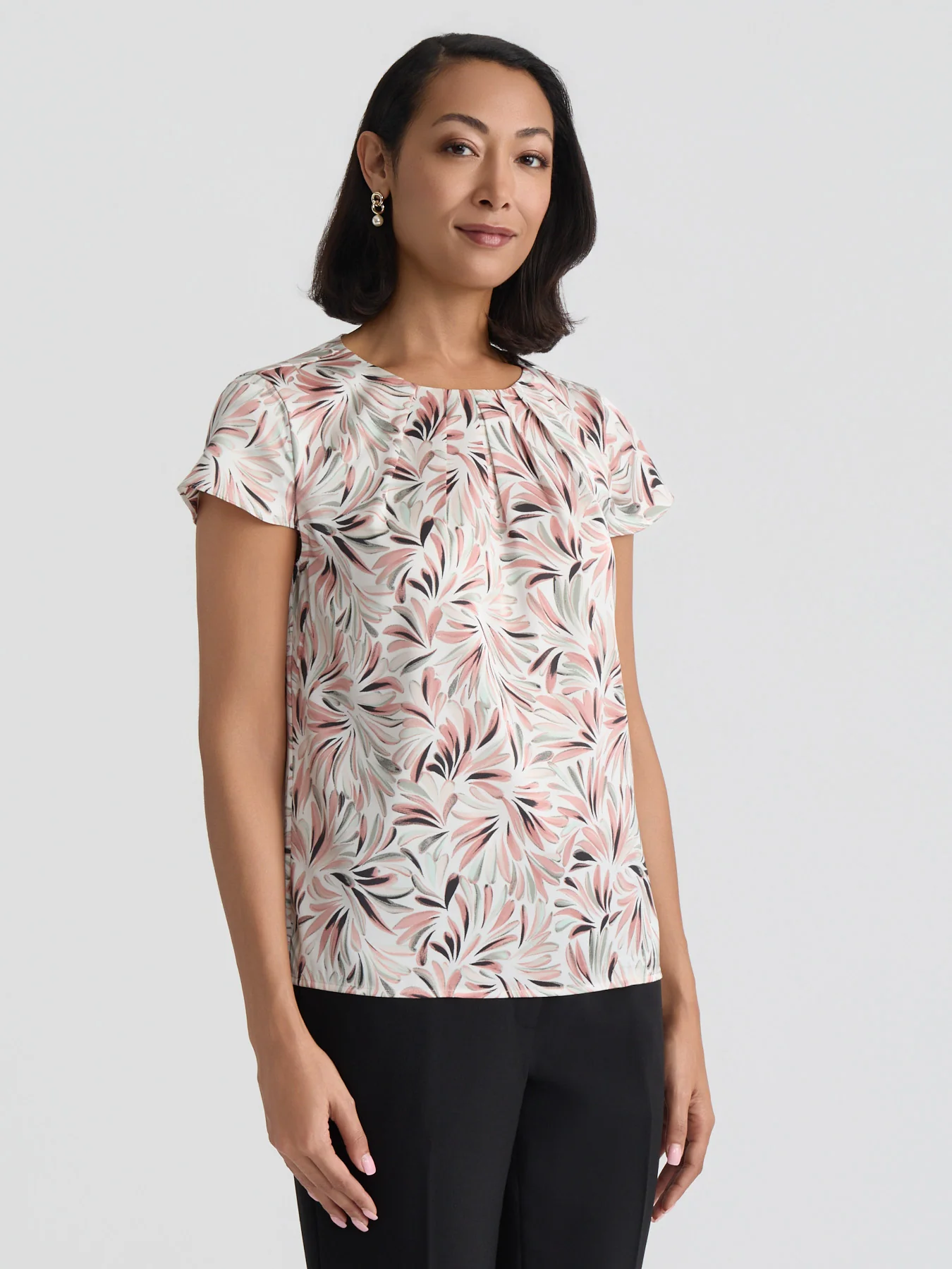 Pleat Neck Top - Image 3