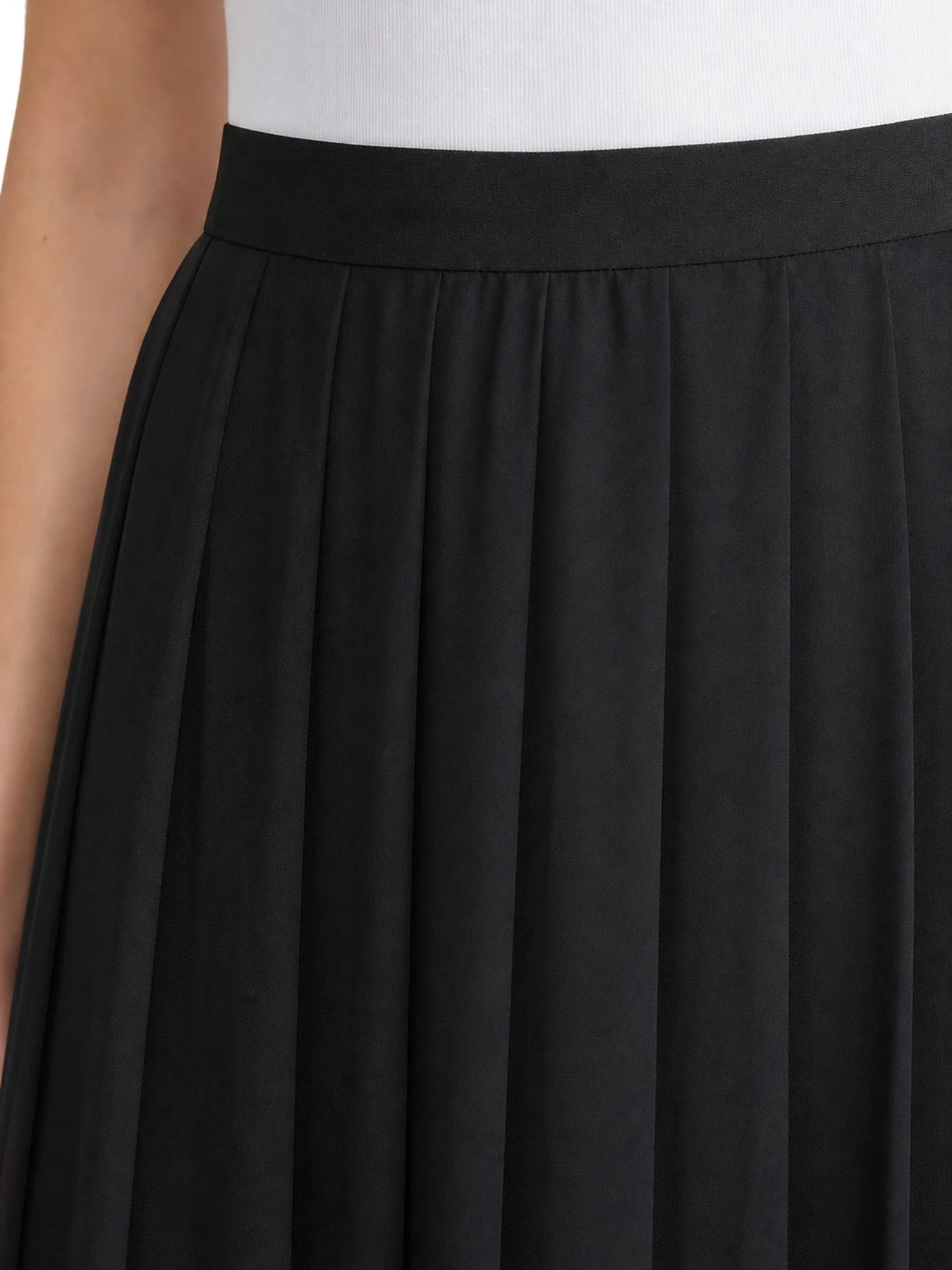 Pleated Midi Skirt - Image 4
