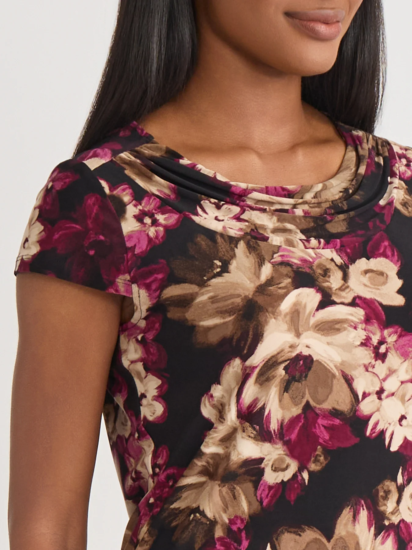 Plus Cowl Neck Top, Everyday Knit - Image 3