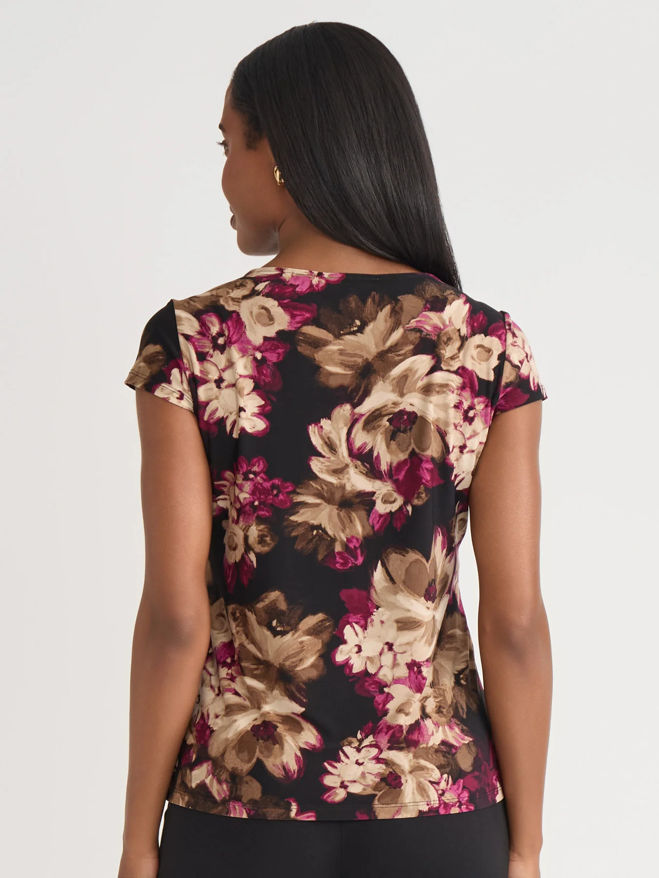 Plus Cowl Neck Top, Everyday Knit - Image 4