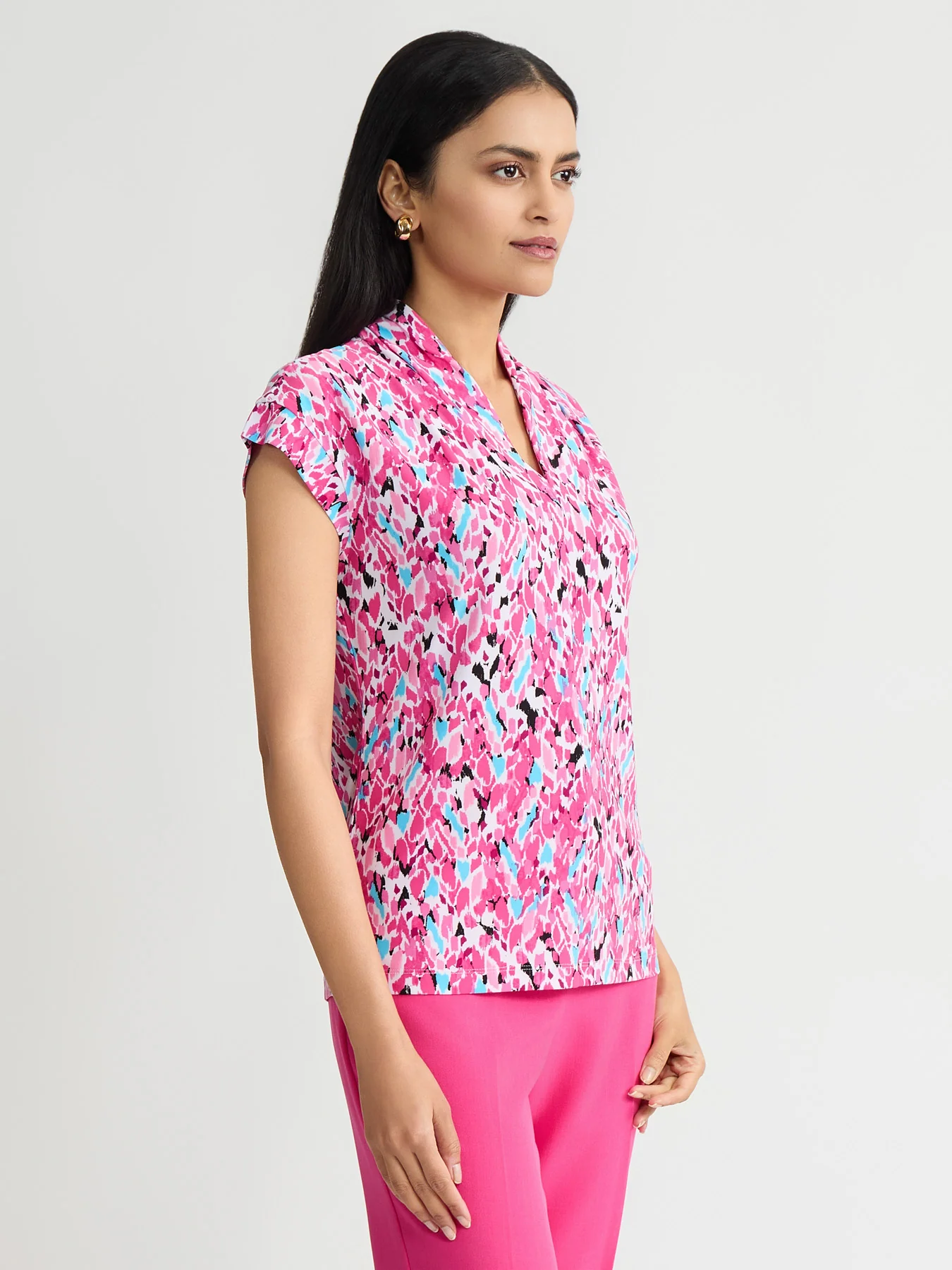 Funnel Neck Top, Everyday Knit - Image 3
