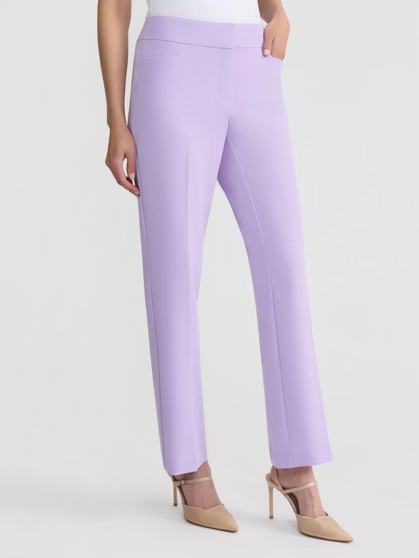 Plus Lily Trouser, Stretch Crepe - Image 3