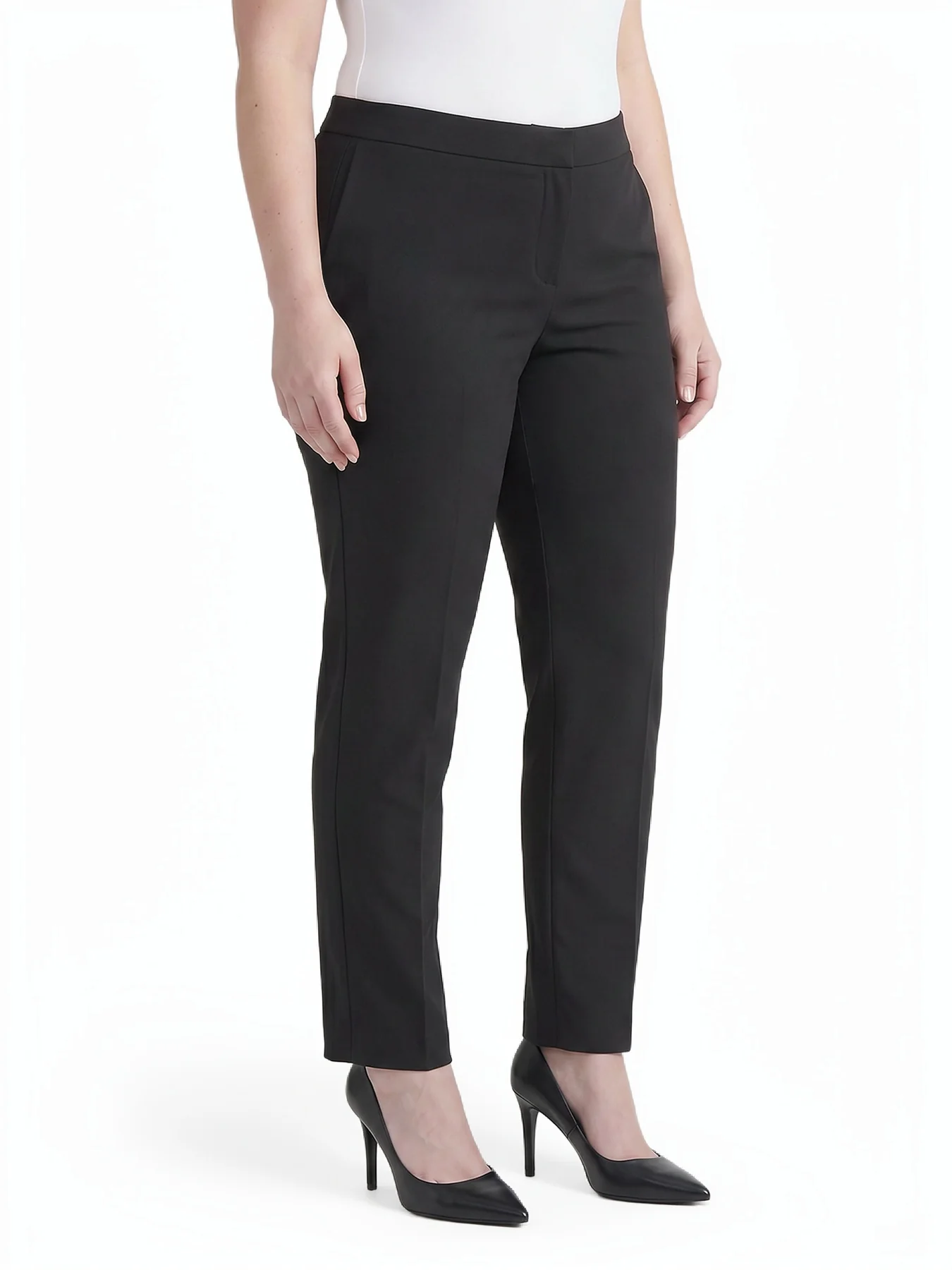 Plus Lily Trouser, Washable Bi-Stretch - Image 3
