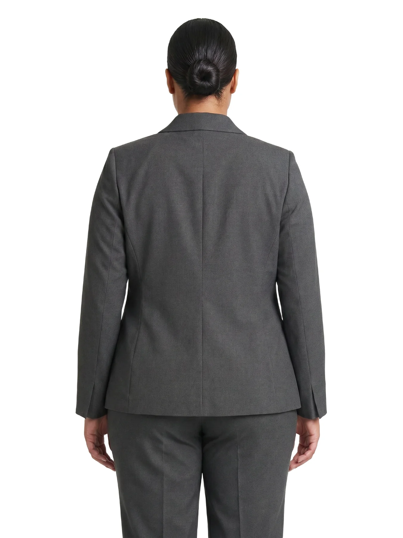 Plus One Button Jacket, Washable Bi-Stretch - Image 3
