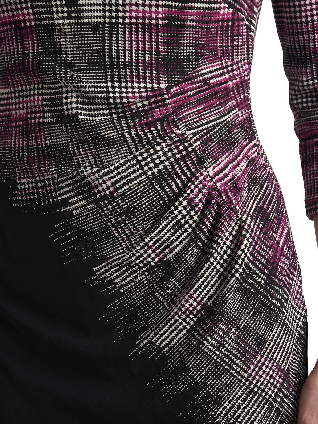 Plus Side Pleat Dress, Everyday Knit - Image 4
