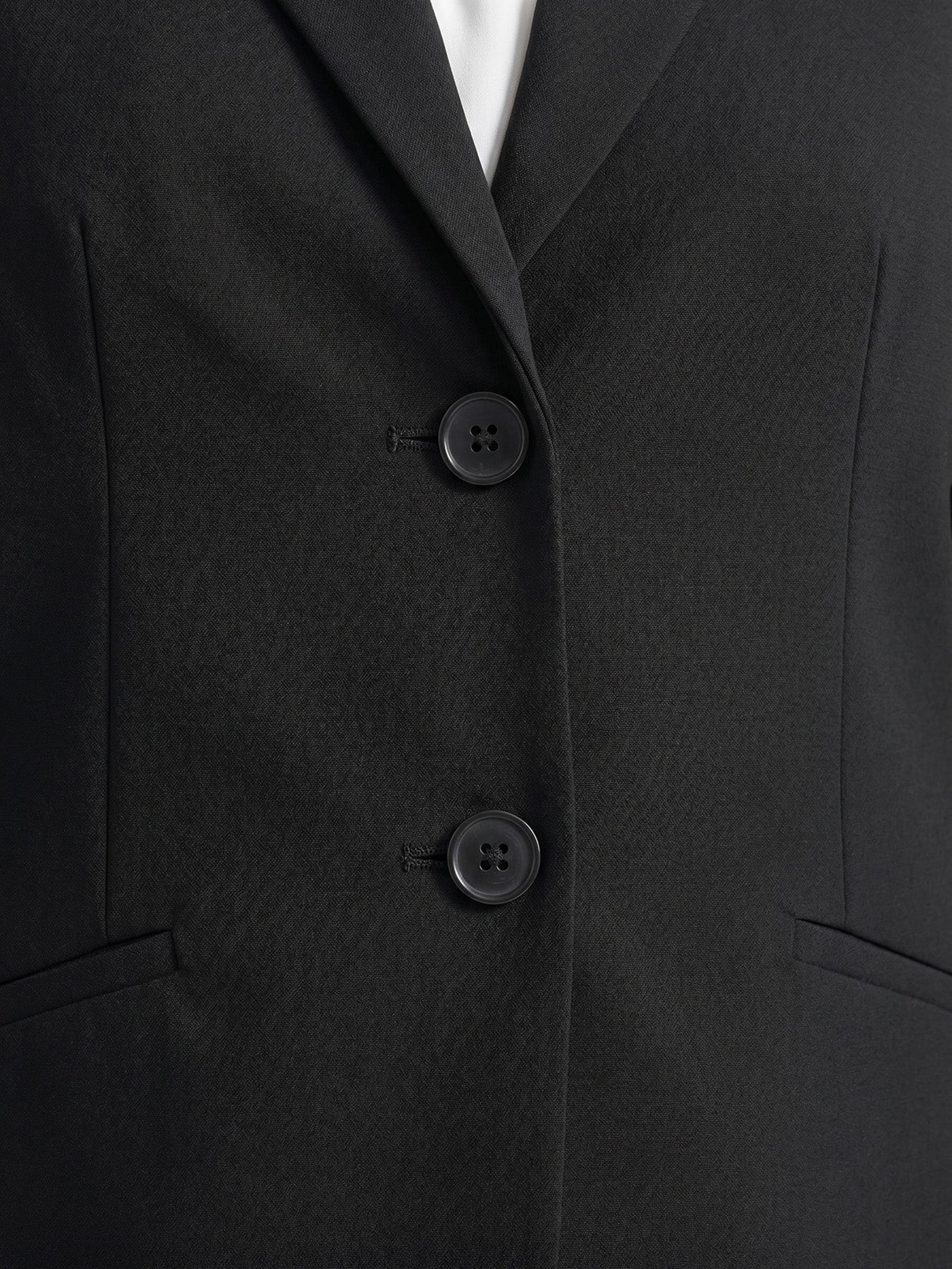 Plus Two Button Jacket, Washable Bi-Stretch - Image 4