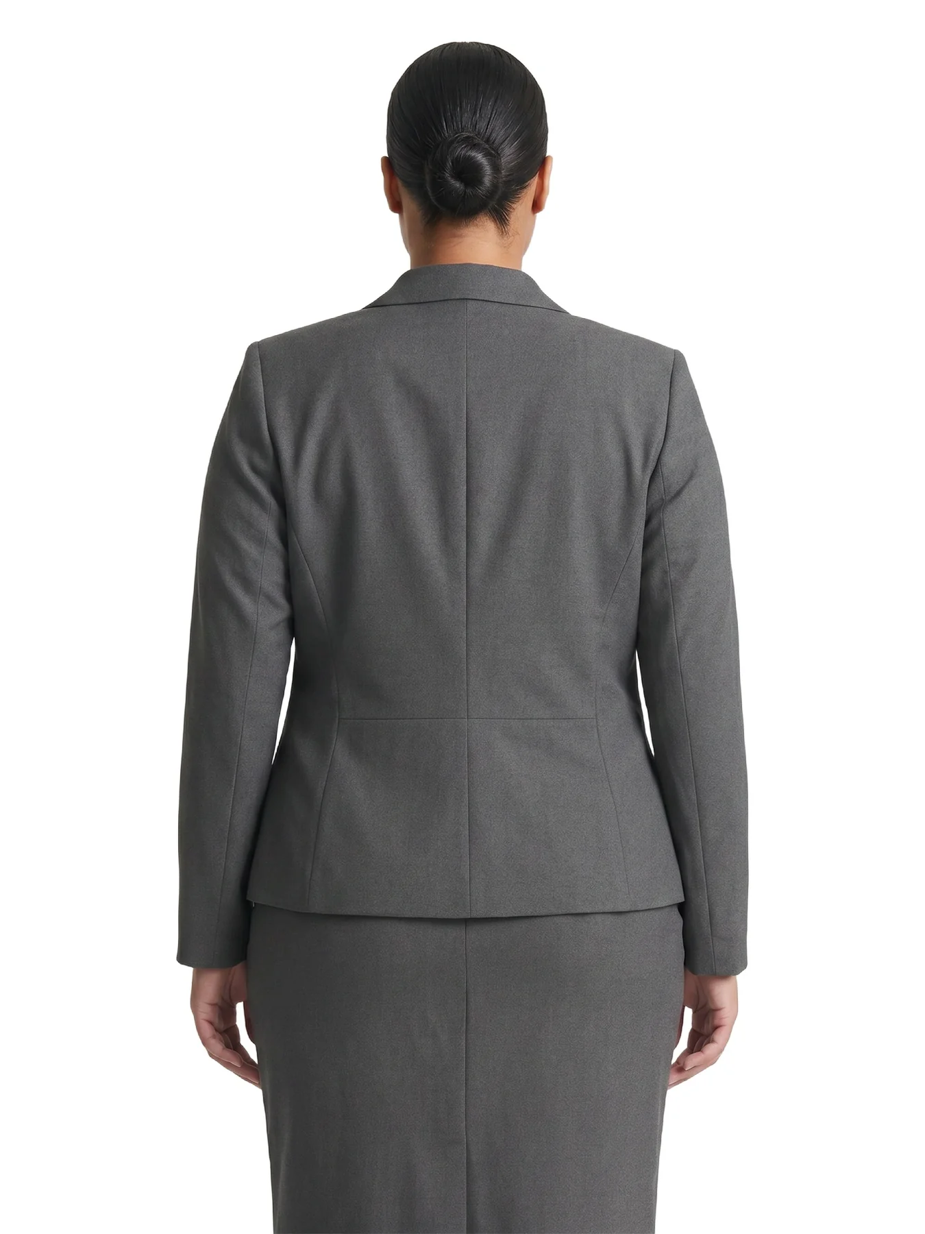 Plus Two Button Jacket, Washable Bi-Stretch - Image 4