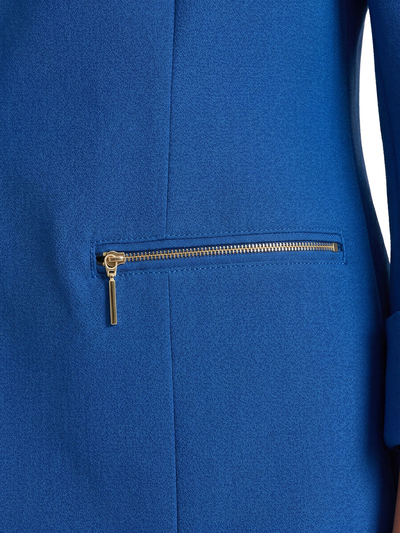 Rolled Sleeve Jacket, Stretch Crepe - Image 5