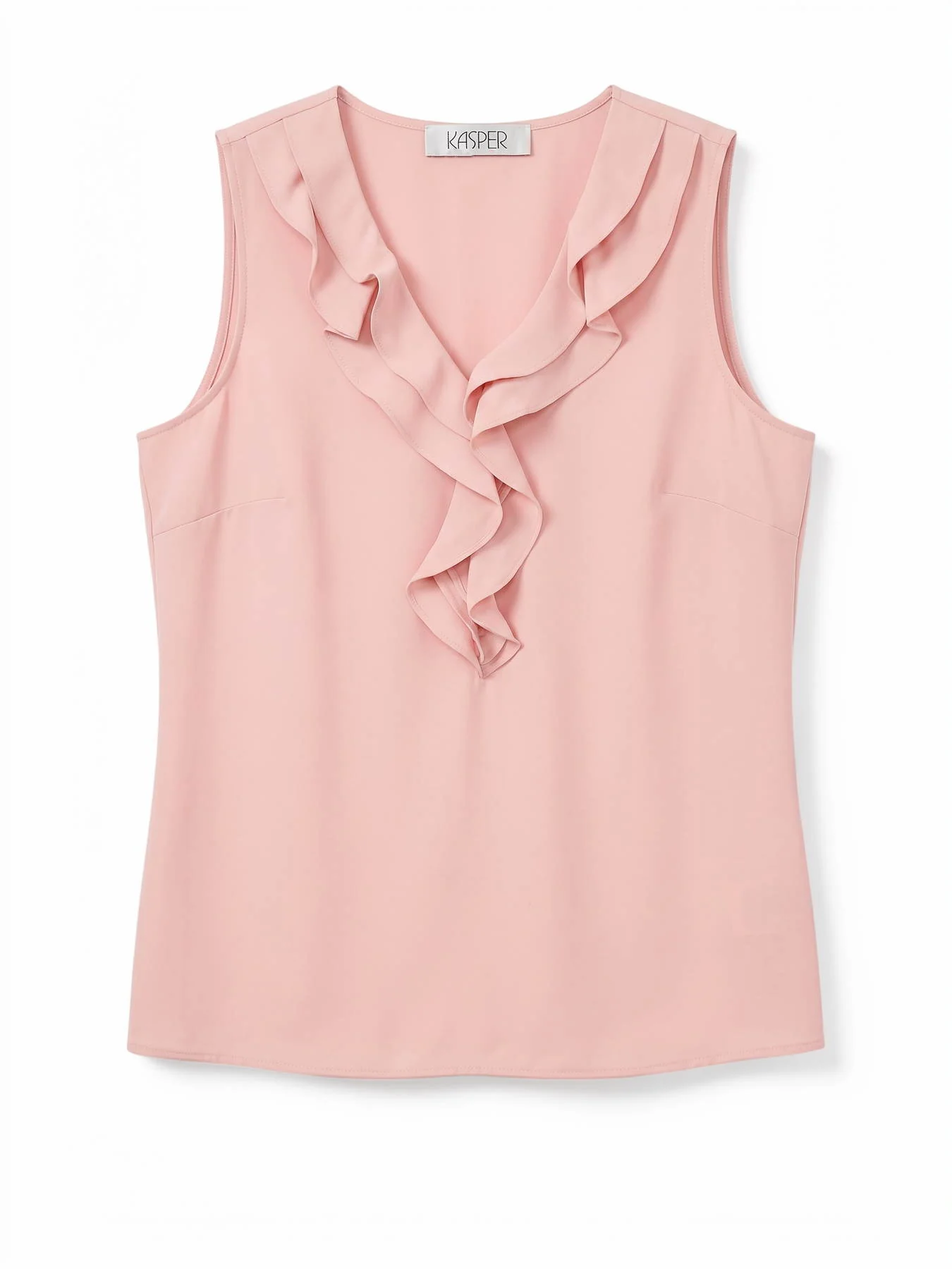 Ruffle Collar Sleeveless Blouse - Image 5