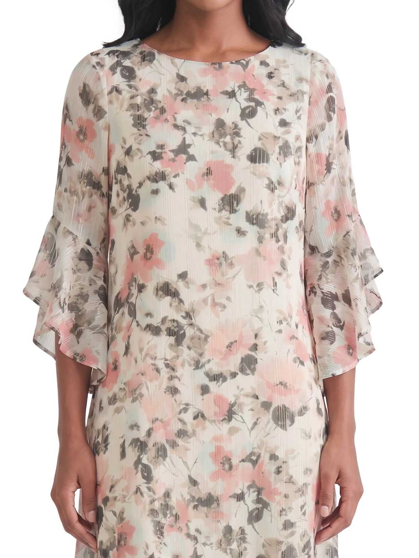 Ruffle Sleeve Swing Dress - Image 4