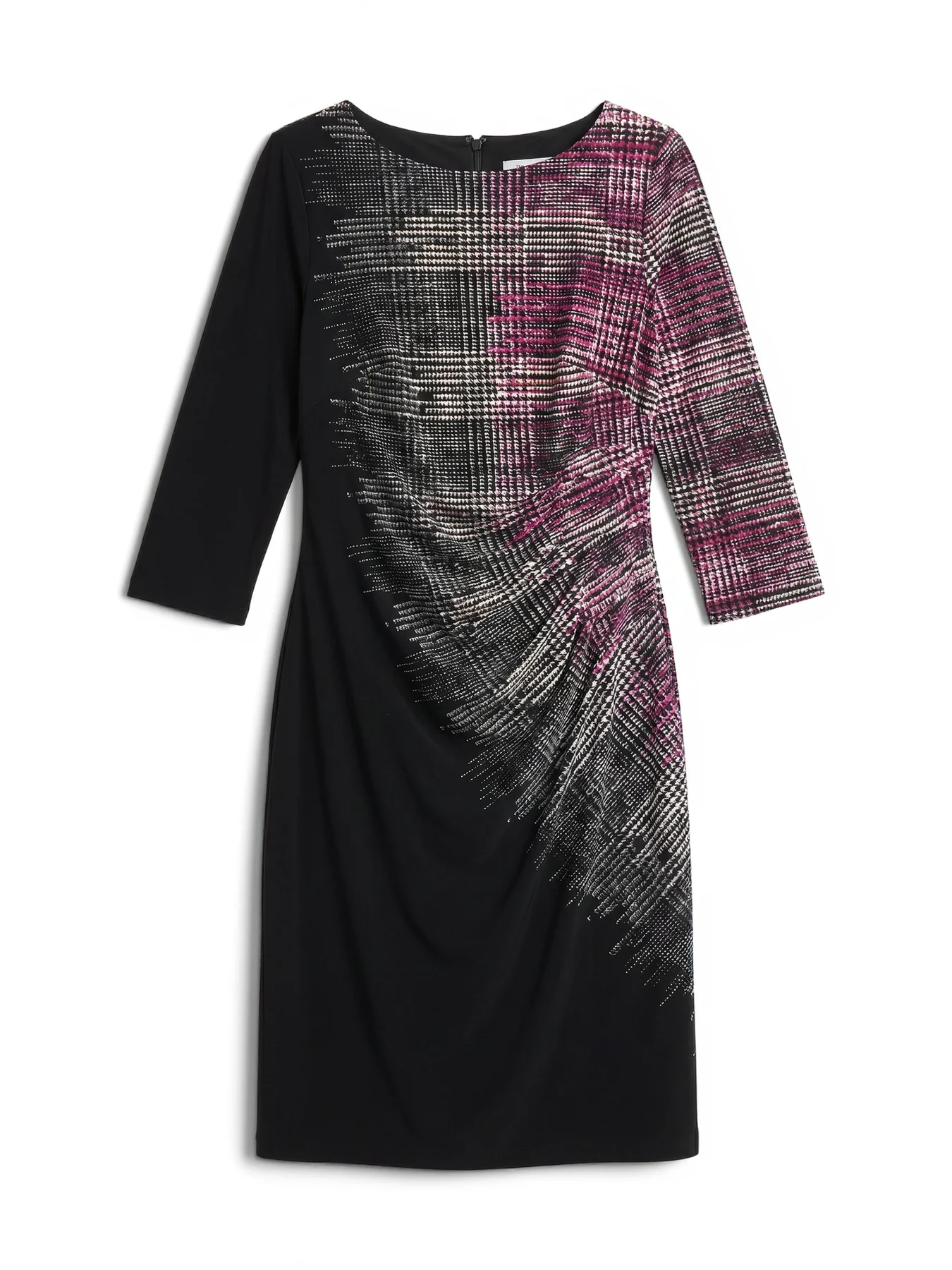 Side Pleat Dress, Everyday Knit - Image 5