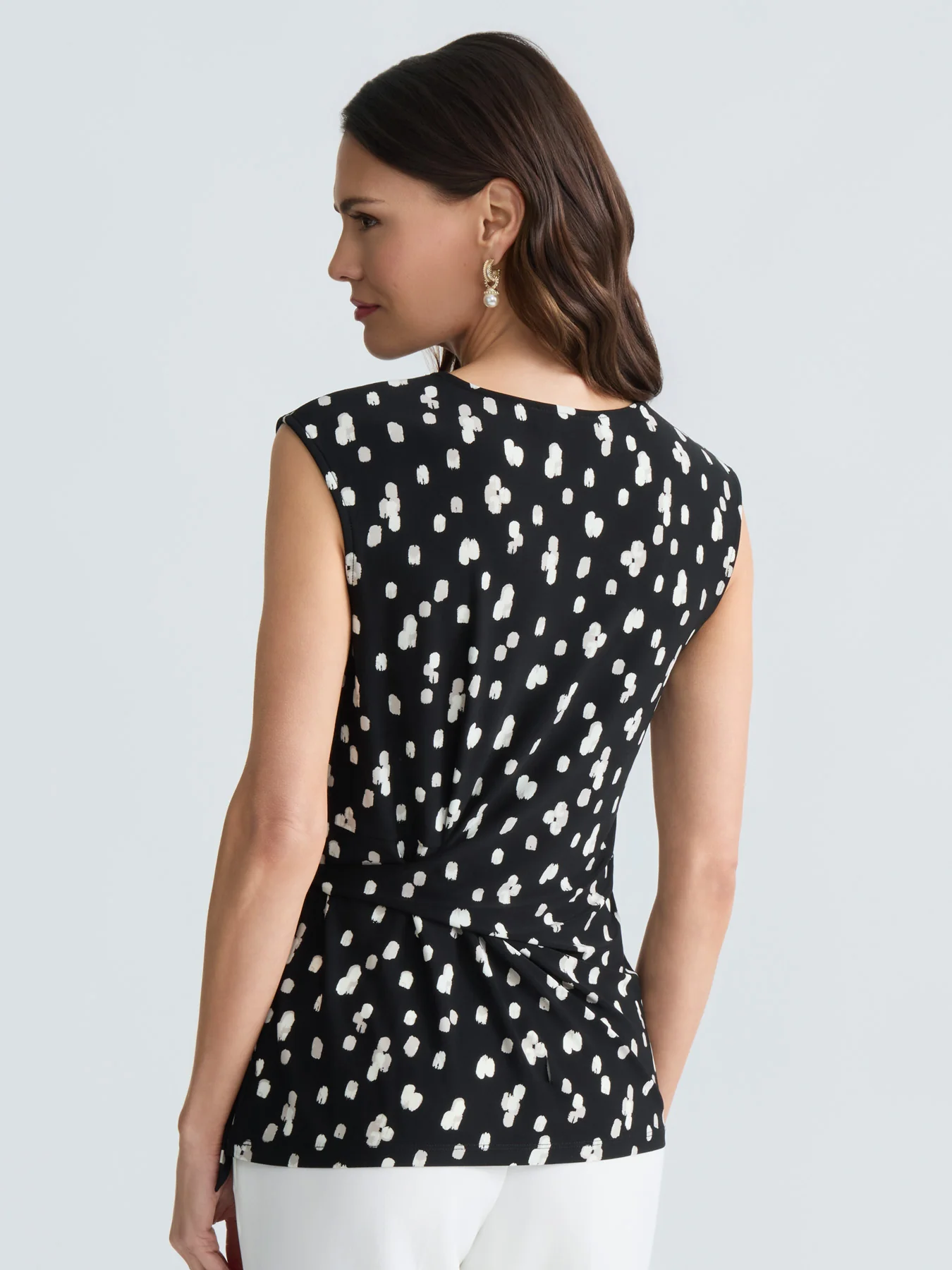Tie Front Top, Everyday Knit - Image 2